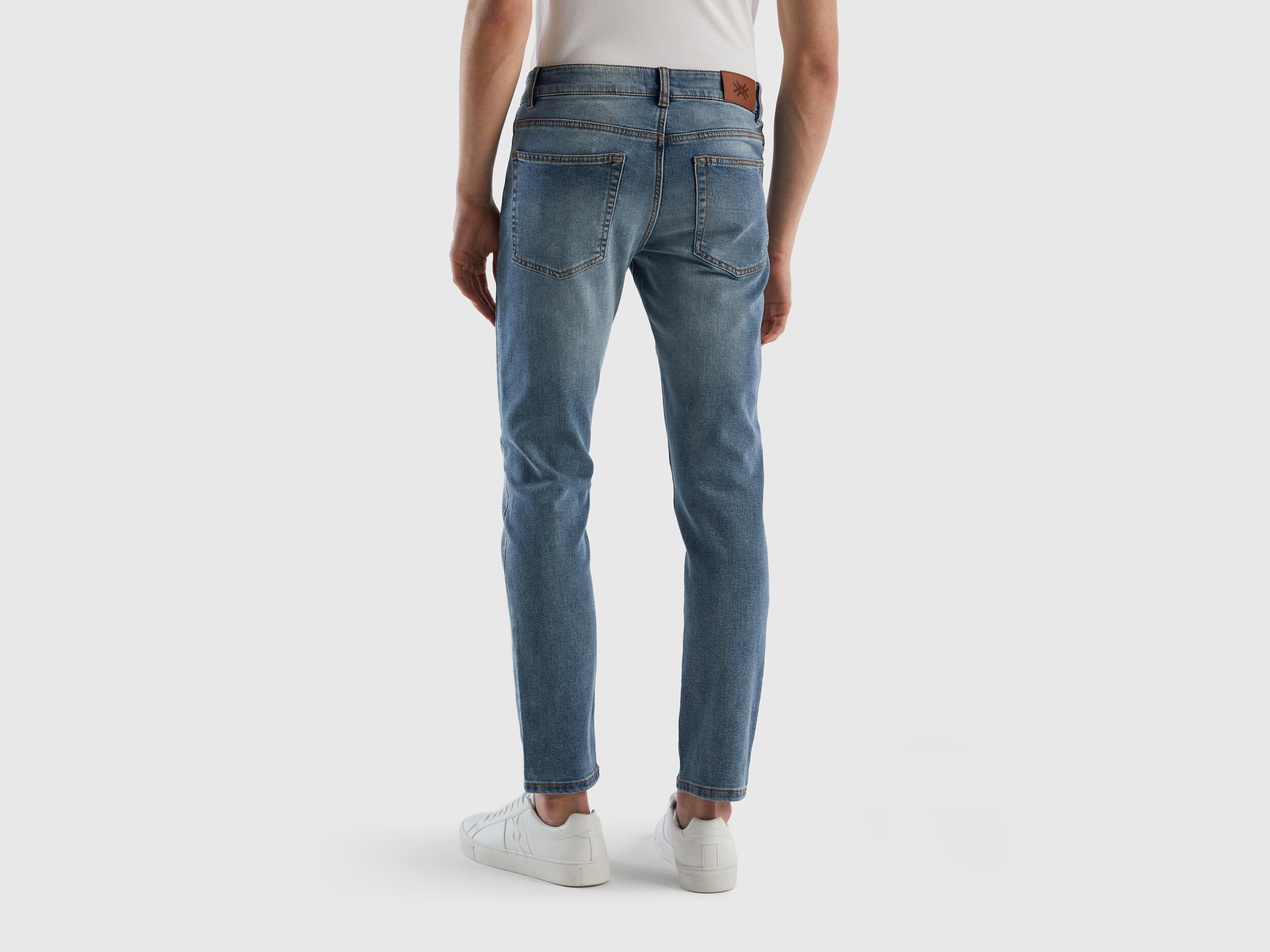 Benetton slim fit jeans on sale