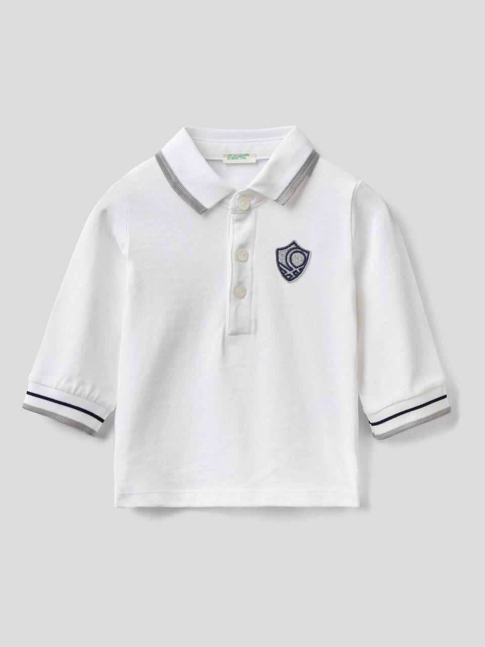 Polo in 100% cotton jersey