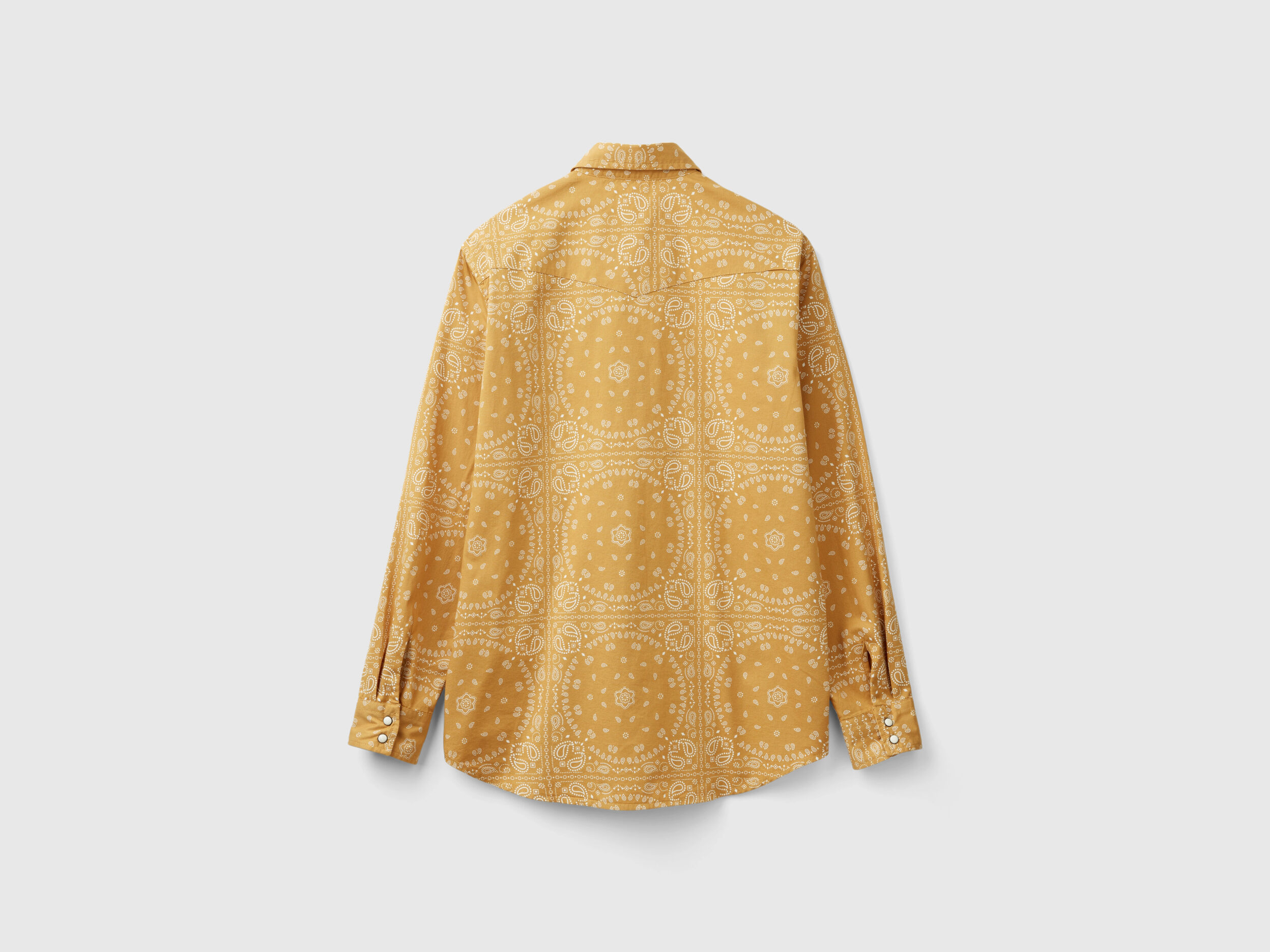 話題の行列 shirt style Western with Benetton | Mustard - print bandana トップス