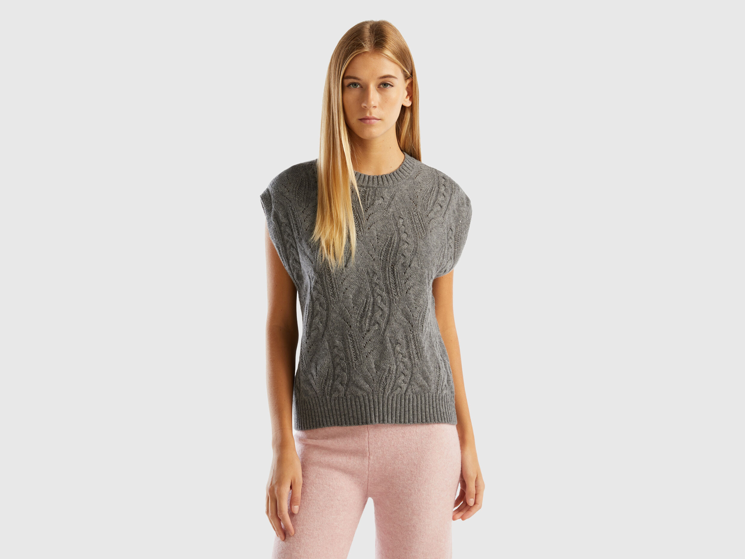 Wollen vest cheap dames benetton