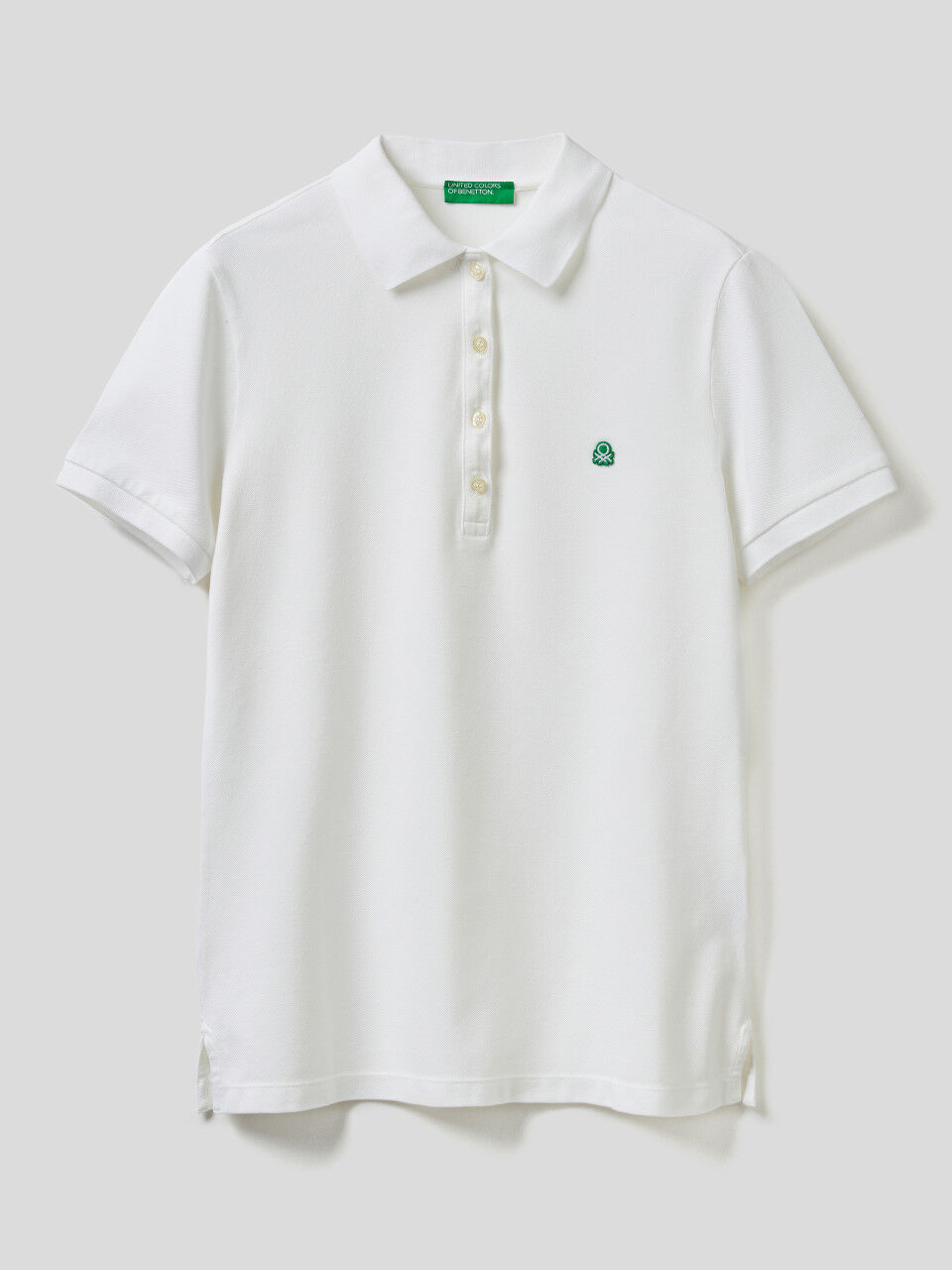 United Colors of Benetton Vêtements Tops & T-shirts T-shirts Polos Polo À Manches Courtes En Coton Bio 