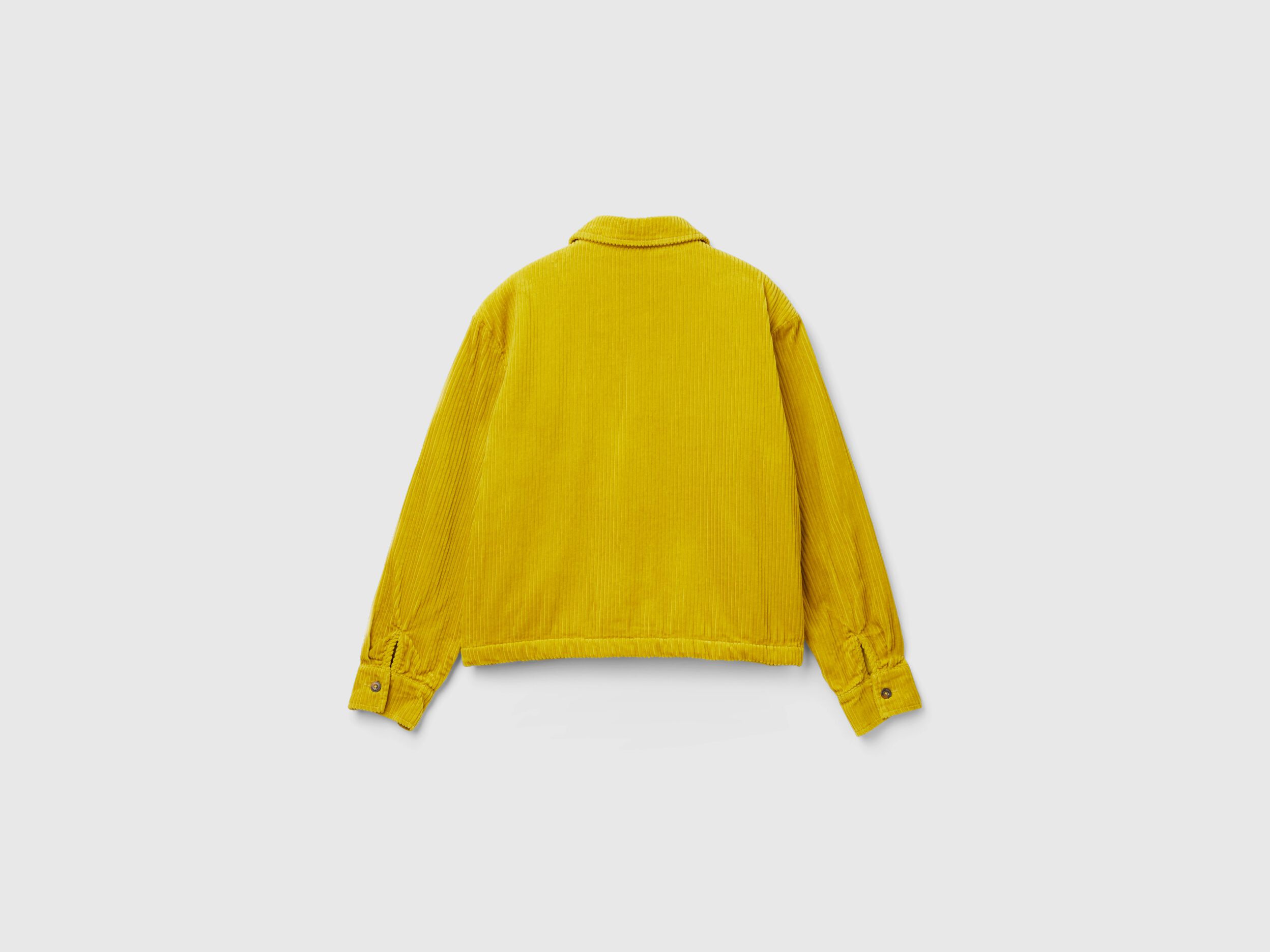 Zara yellow corduroy jacket cheap