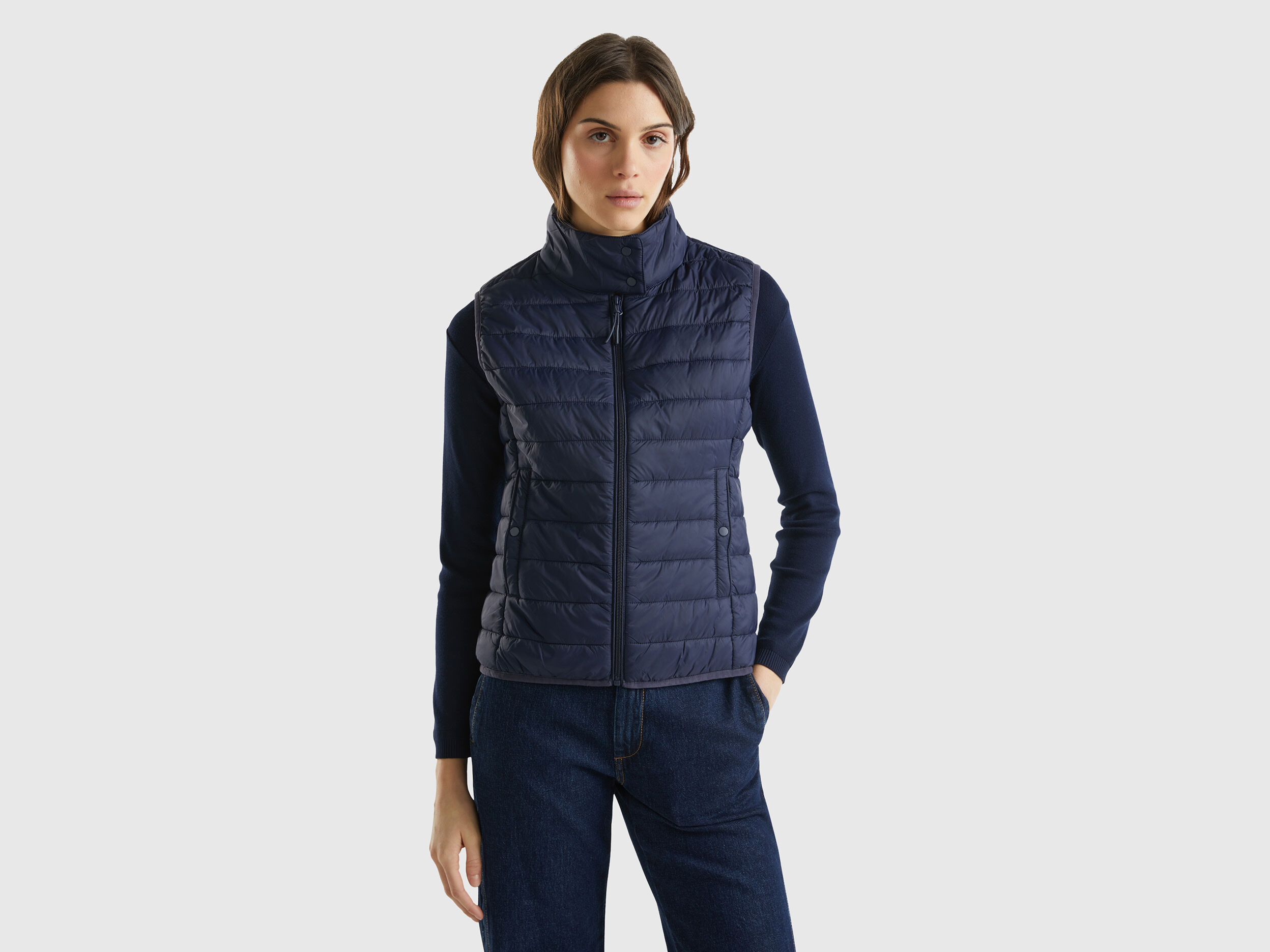 Women s Sleeveless Puffer Jackets New Collection 2024 Benetton