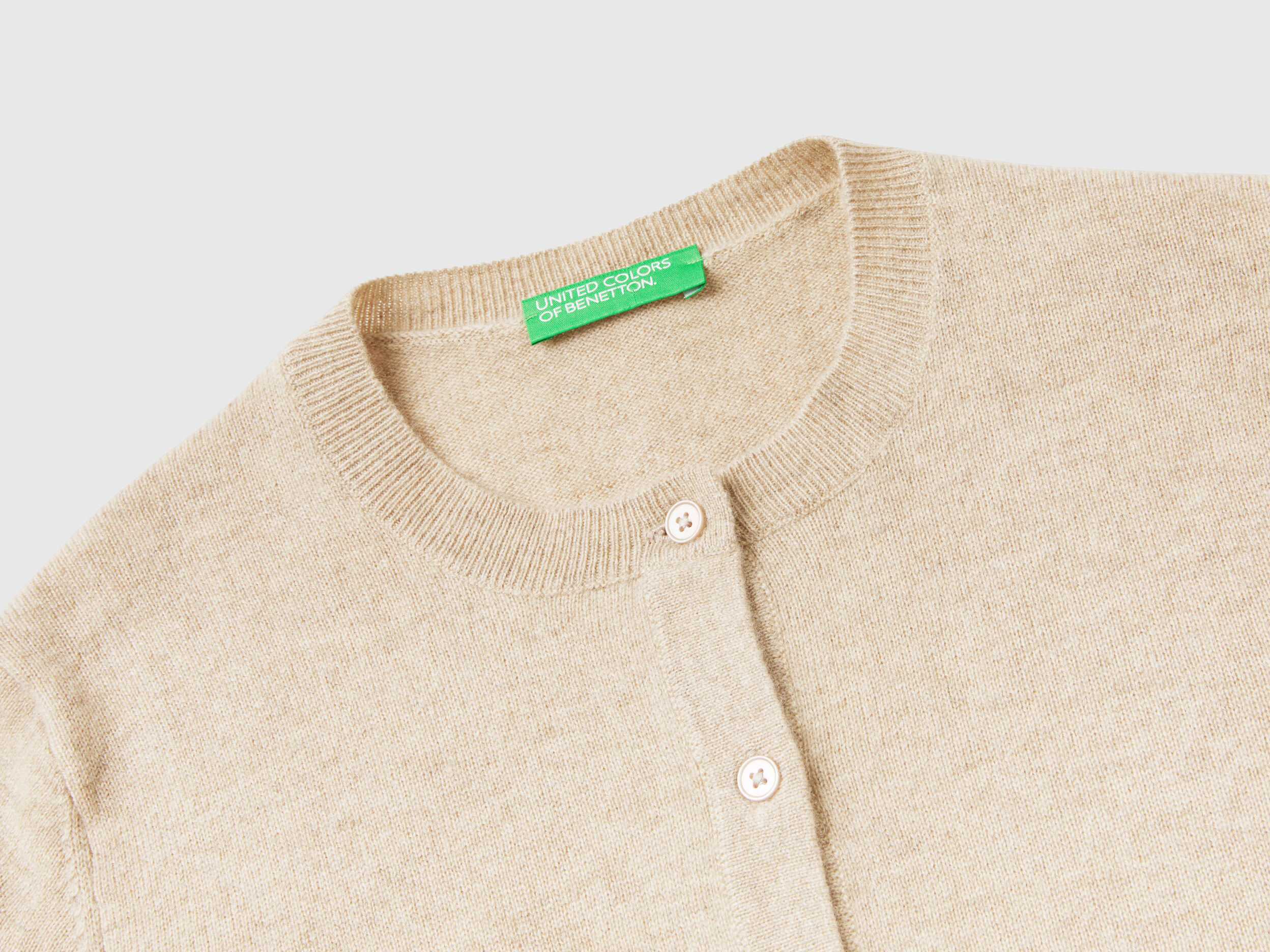 Benetton best sale cashmere cardigan