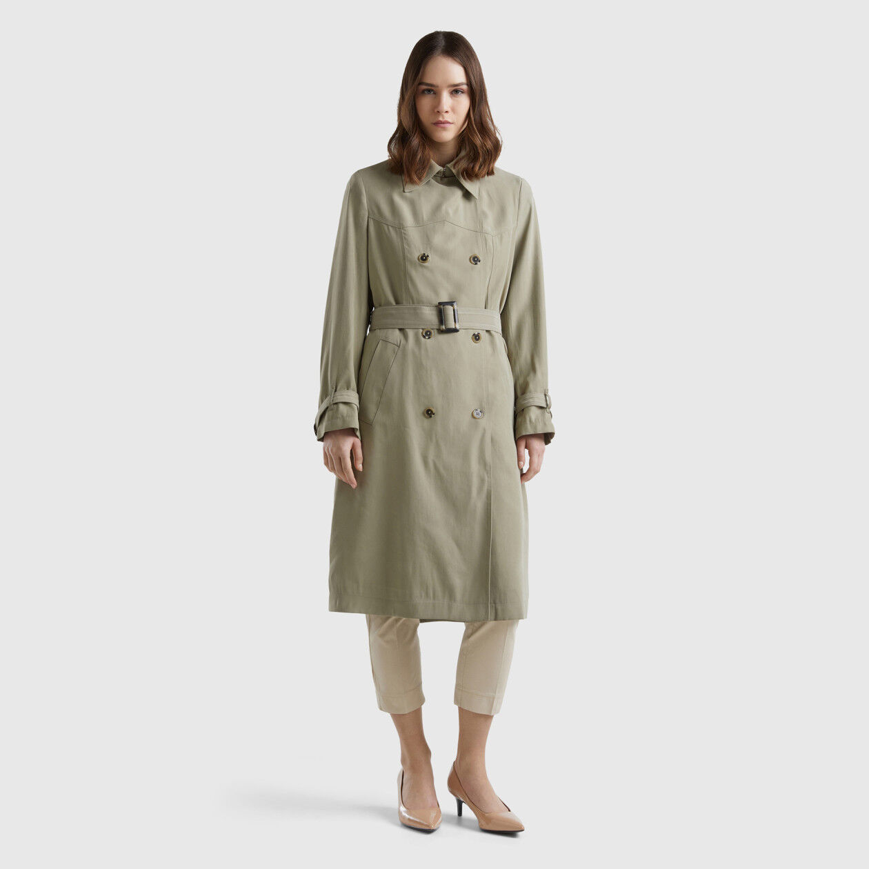 Trench online coat benetton