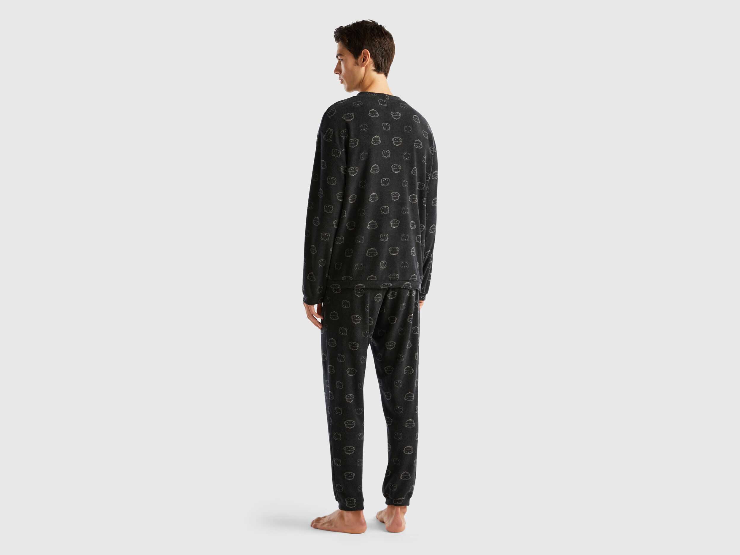 Black clearance fluffy pyjamas