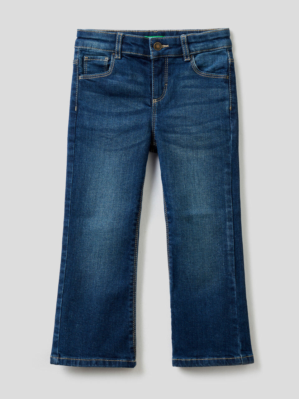 Five pocket flared jeans