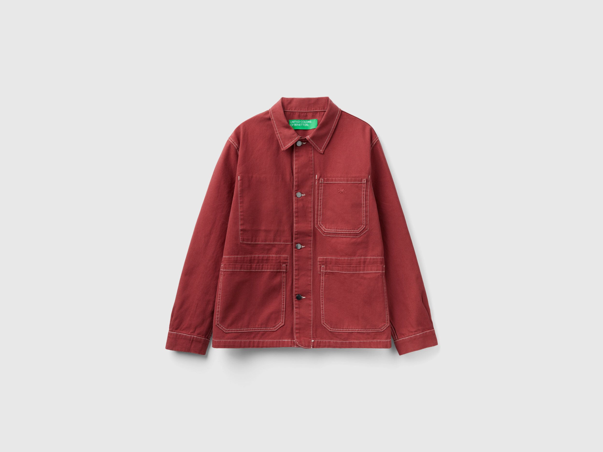 Benetton red jacket hot sale