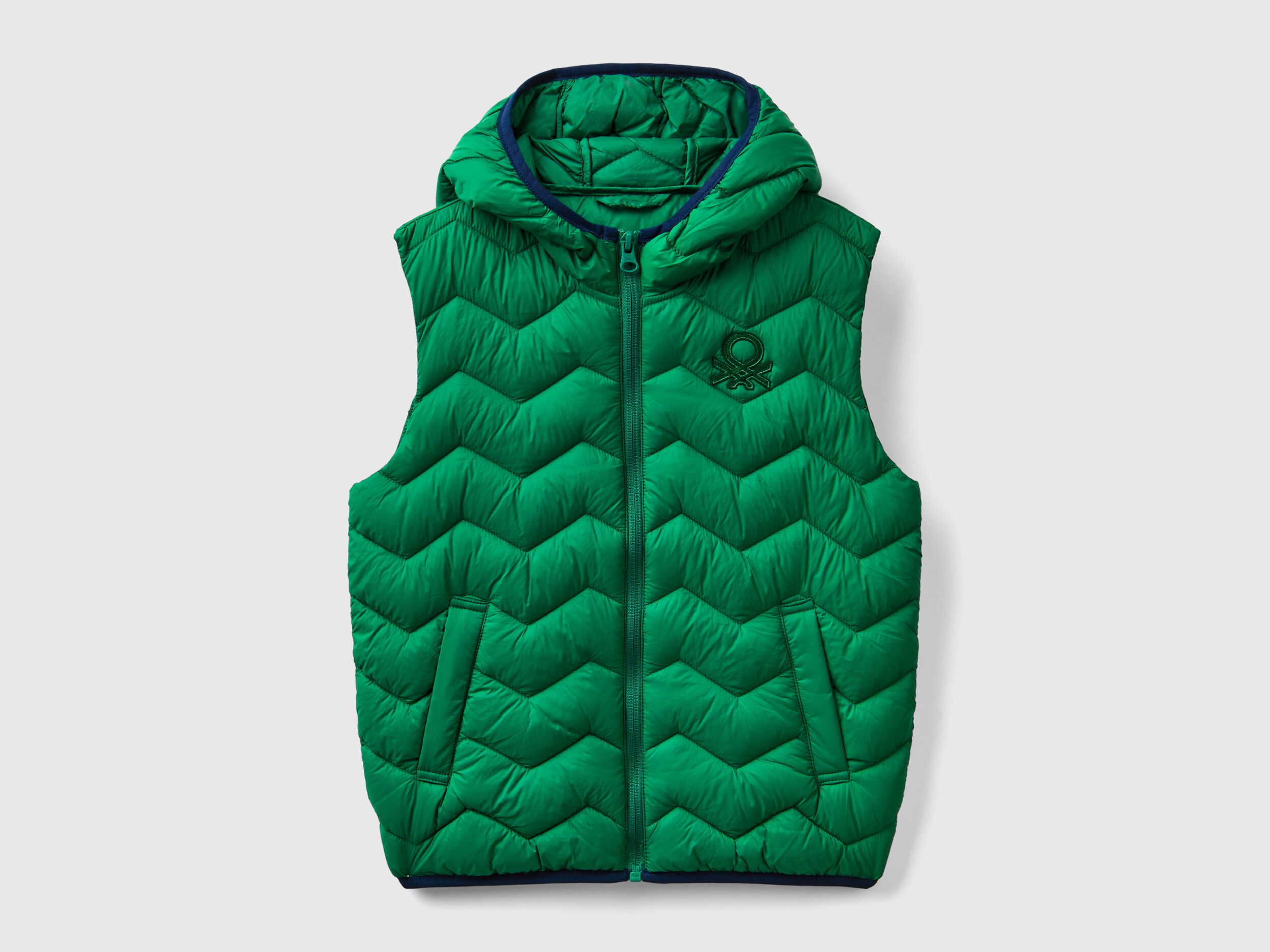 Boys green puffer vest discount