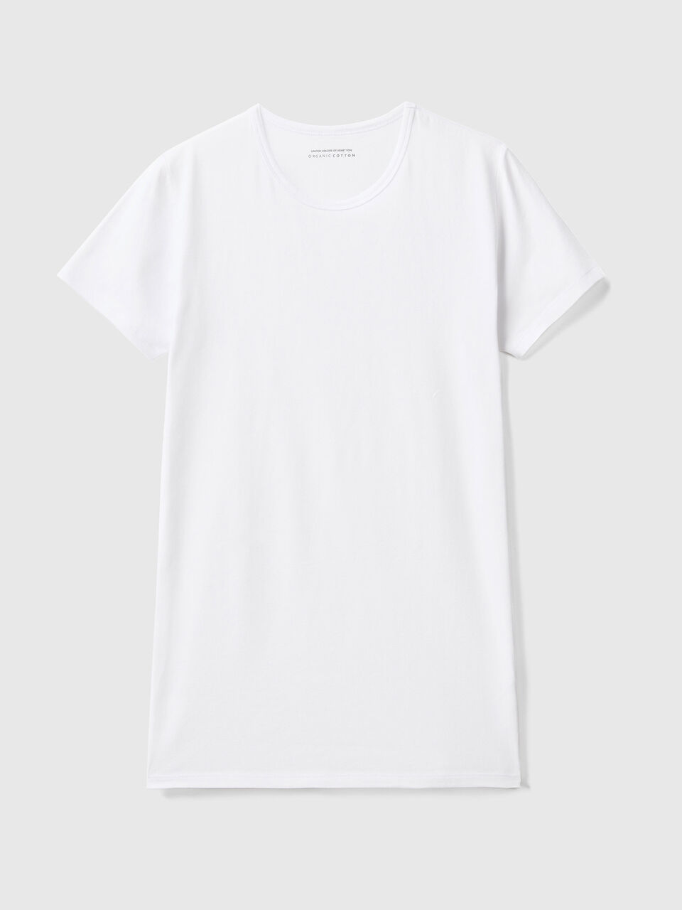 Organic stretch cotton t-shirt - White