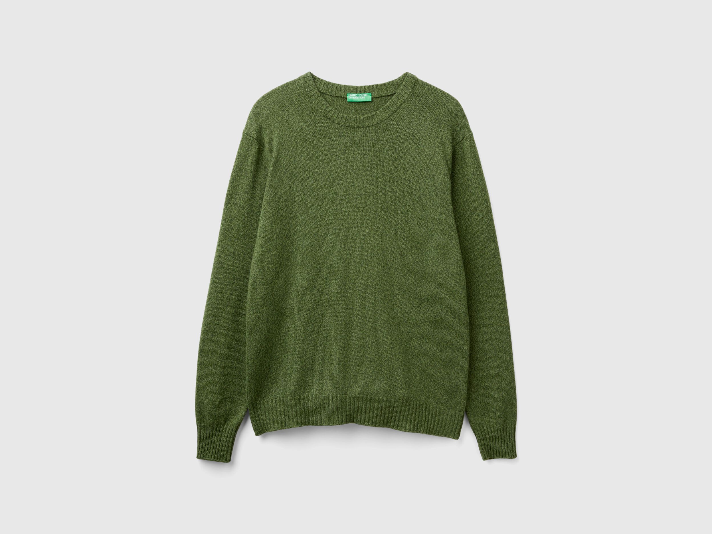 Olive green cashmere sweater top