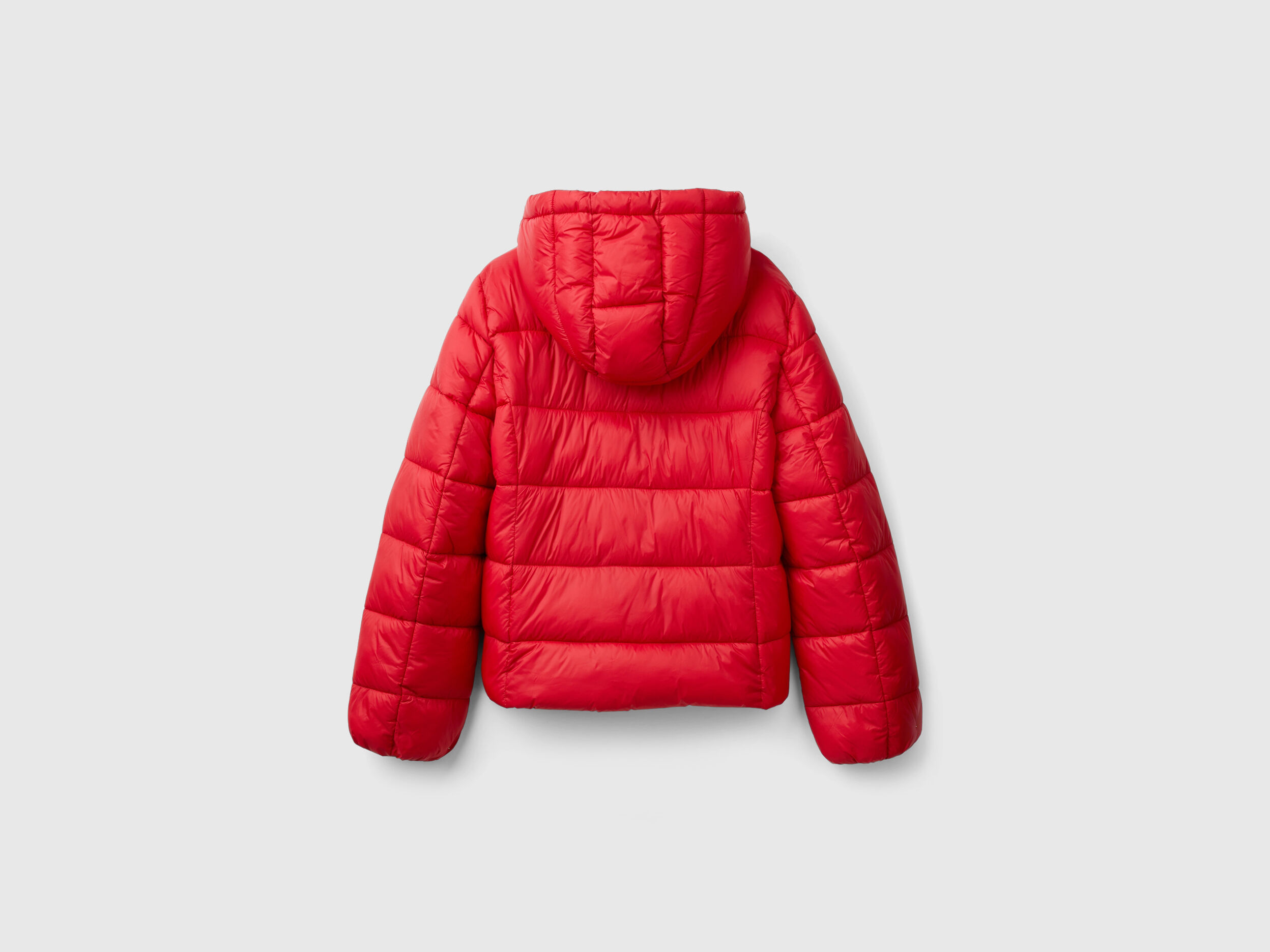 Red padded puffer jacket top