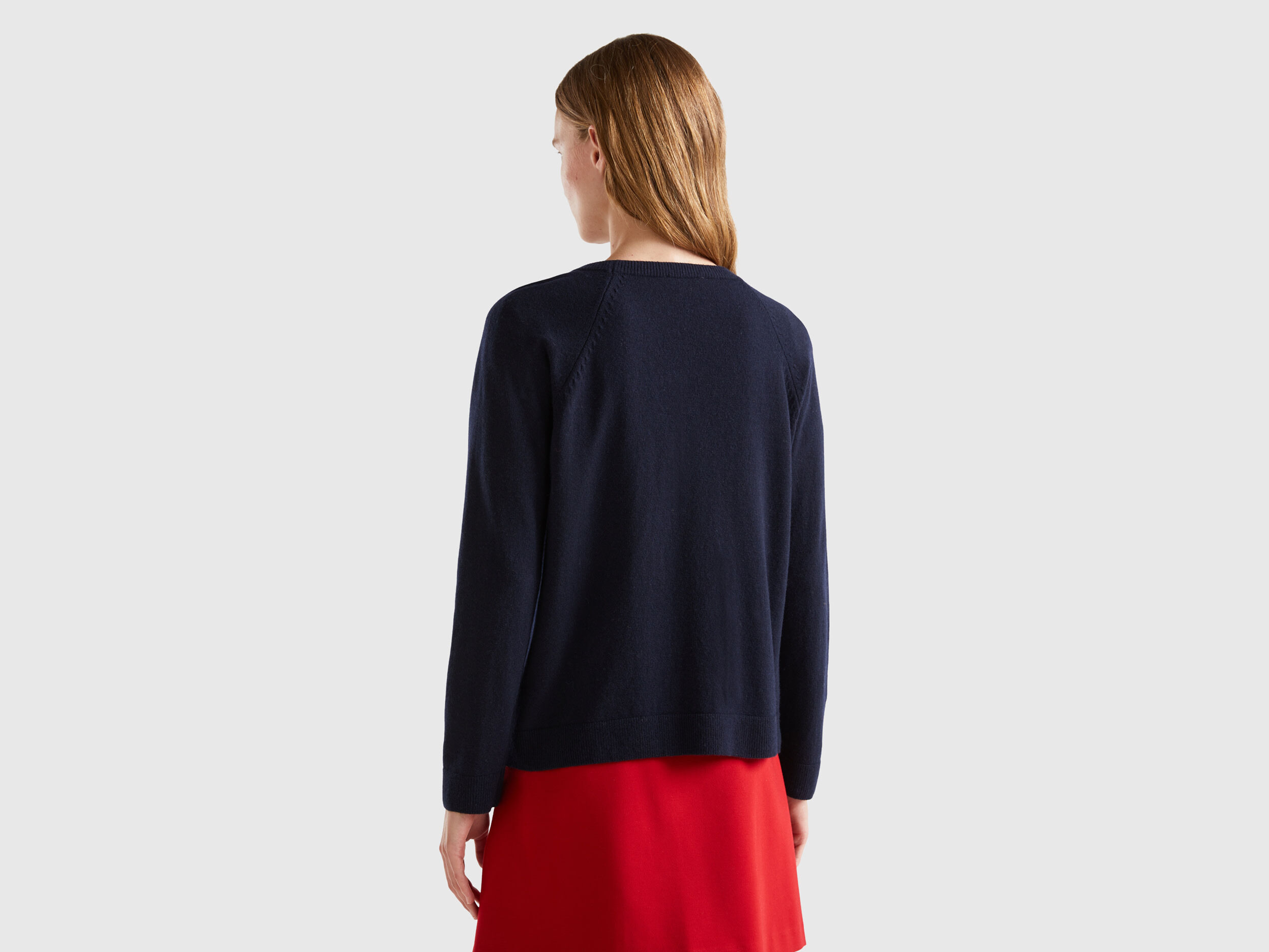 Navy blue crew best sale neck sweater womens