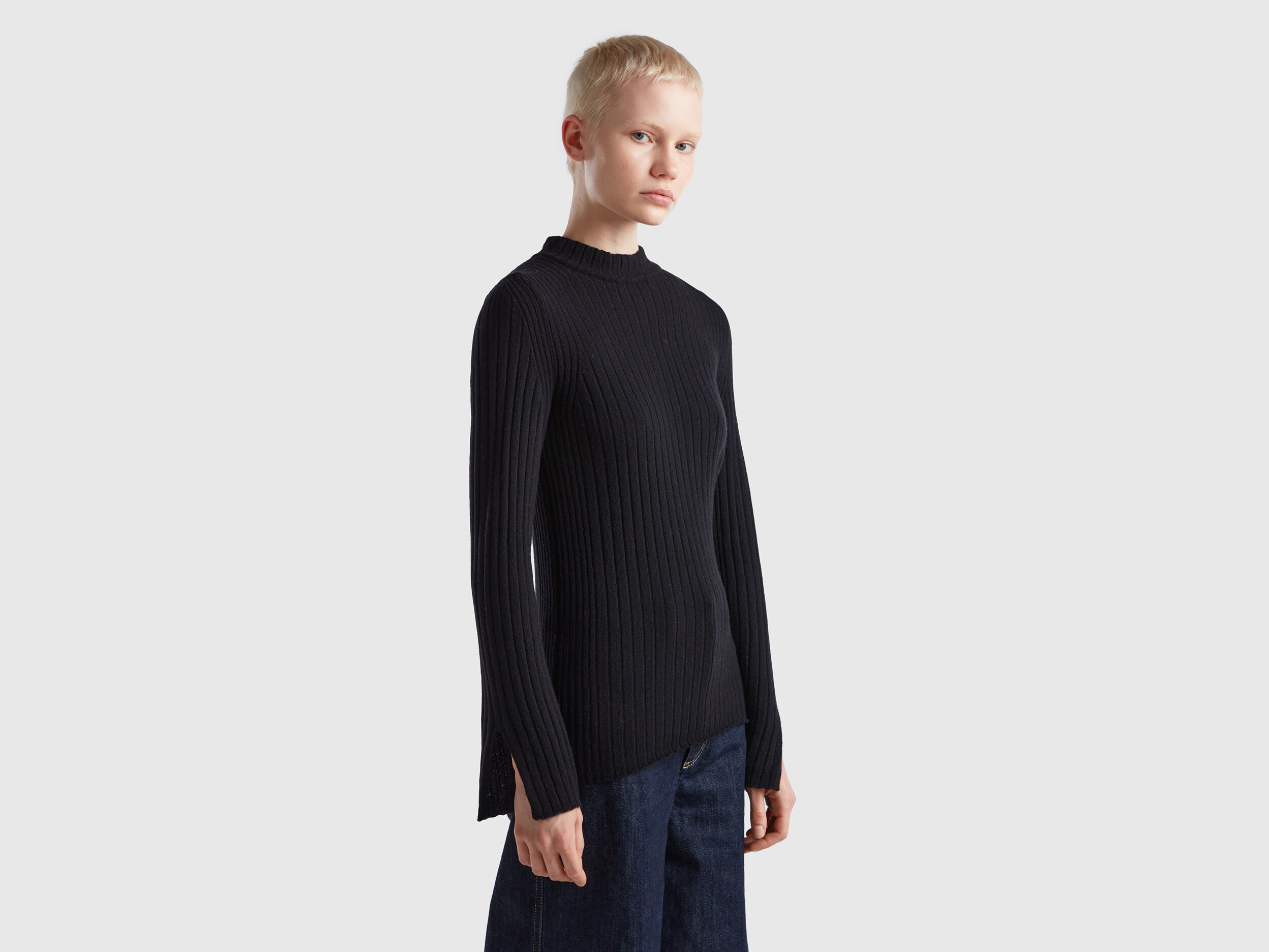 Benetton turtleneck sweater sales