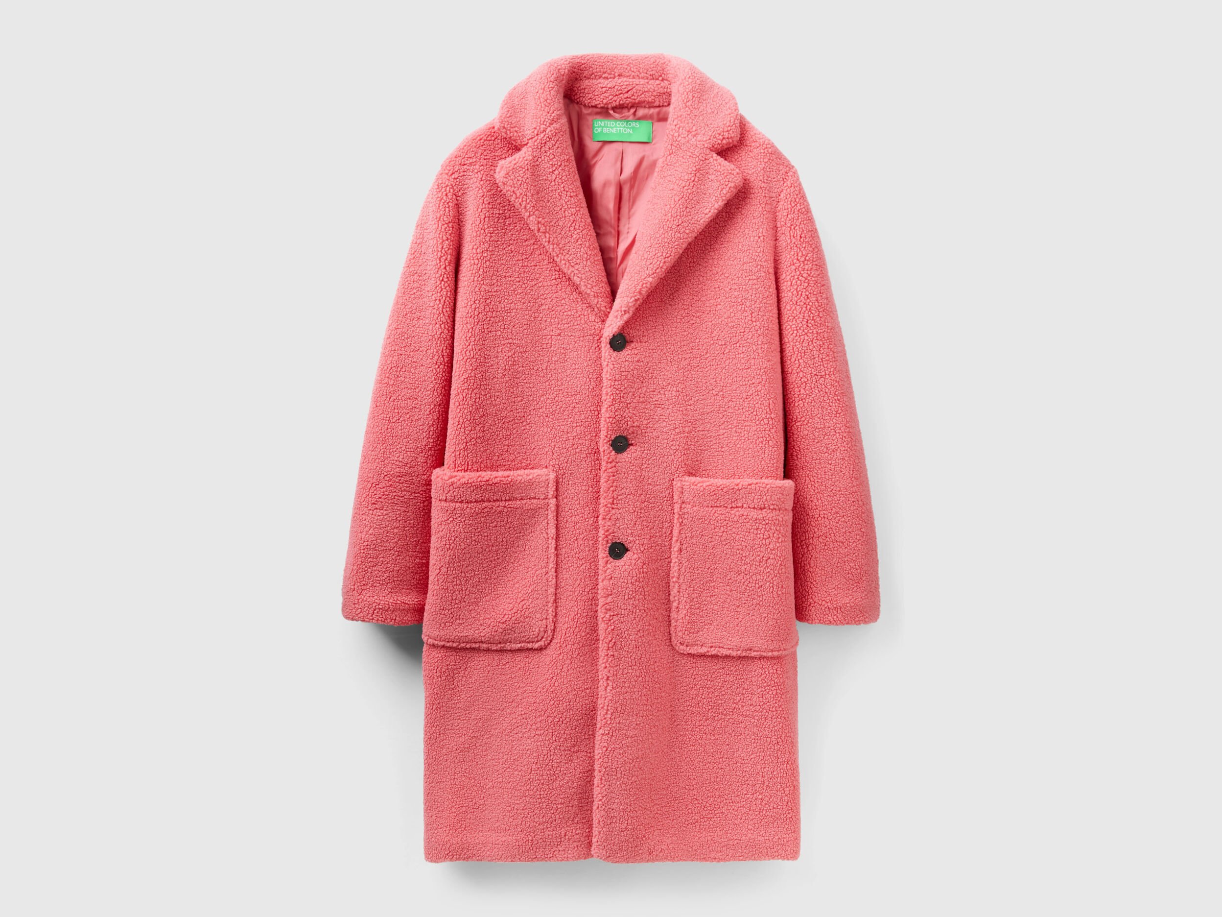 Next pink teddy sale coat