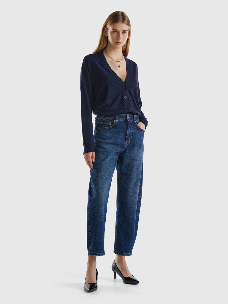 Women s Mom Fit Jeans New Collection 2024 Benetton
