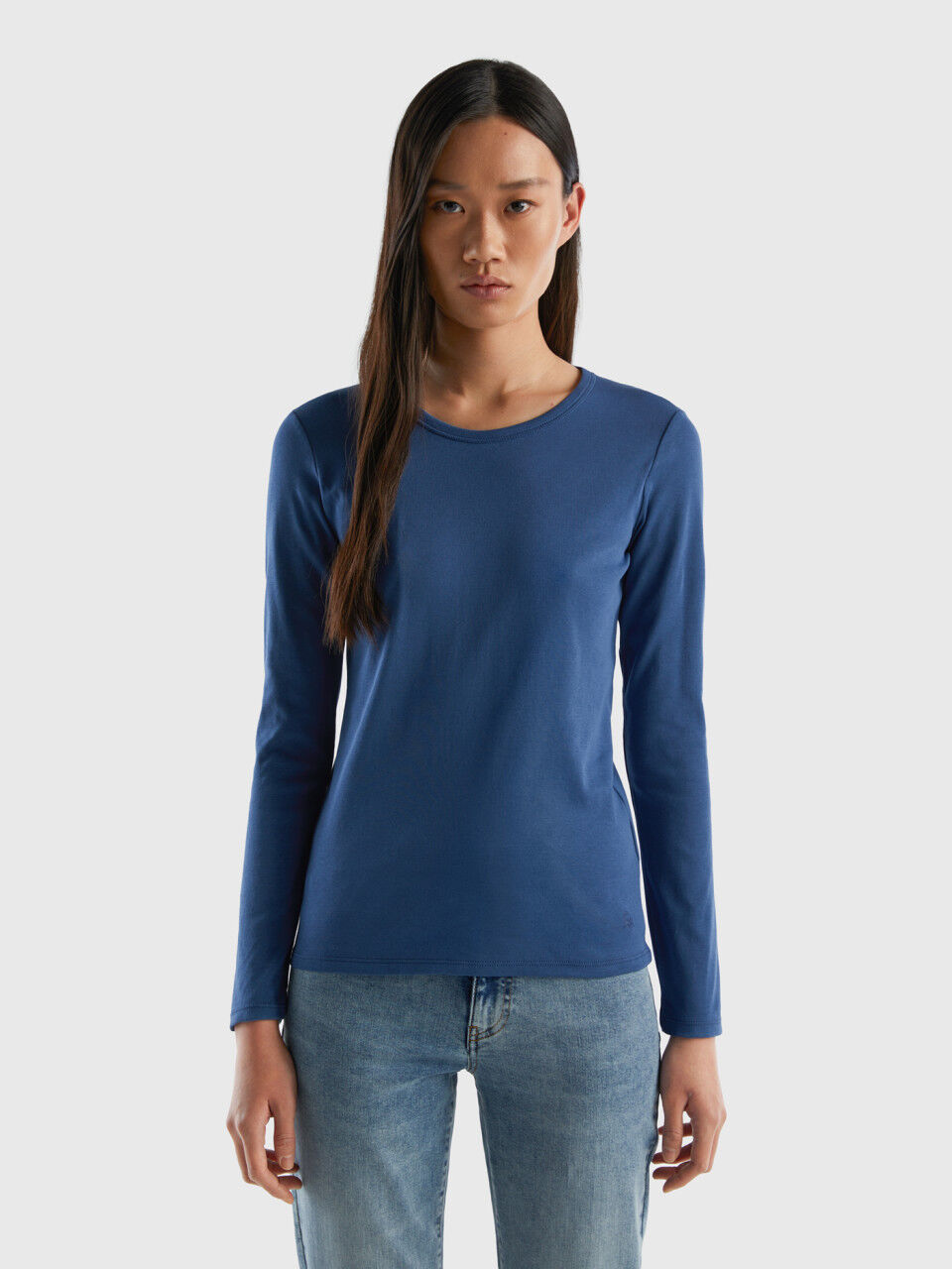 Benetton camisetas clearance manga larga mujer
