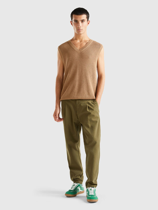Men\'s Chino Trousers | Benetton 2024 Collection New