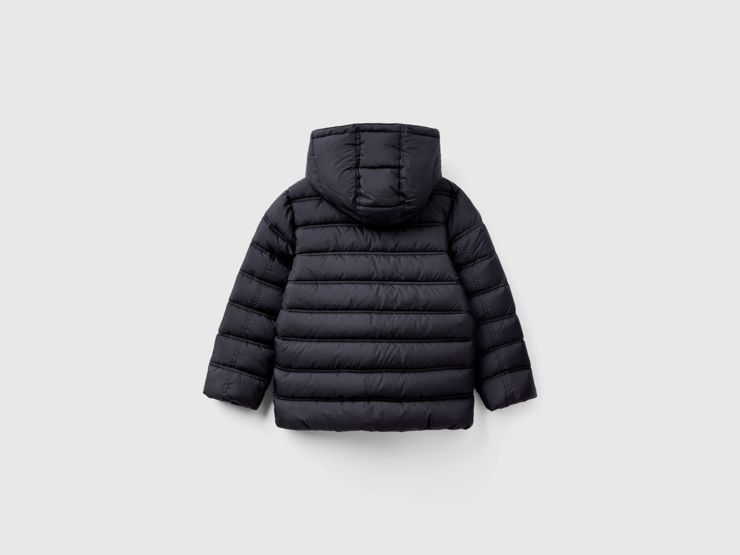 Longline puffer jacket hotsell with hood benetton