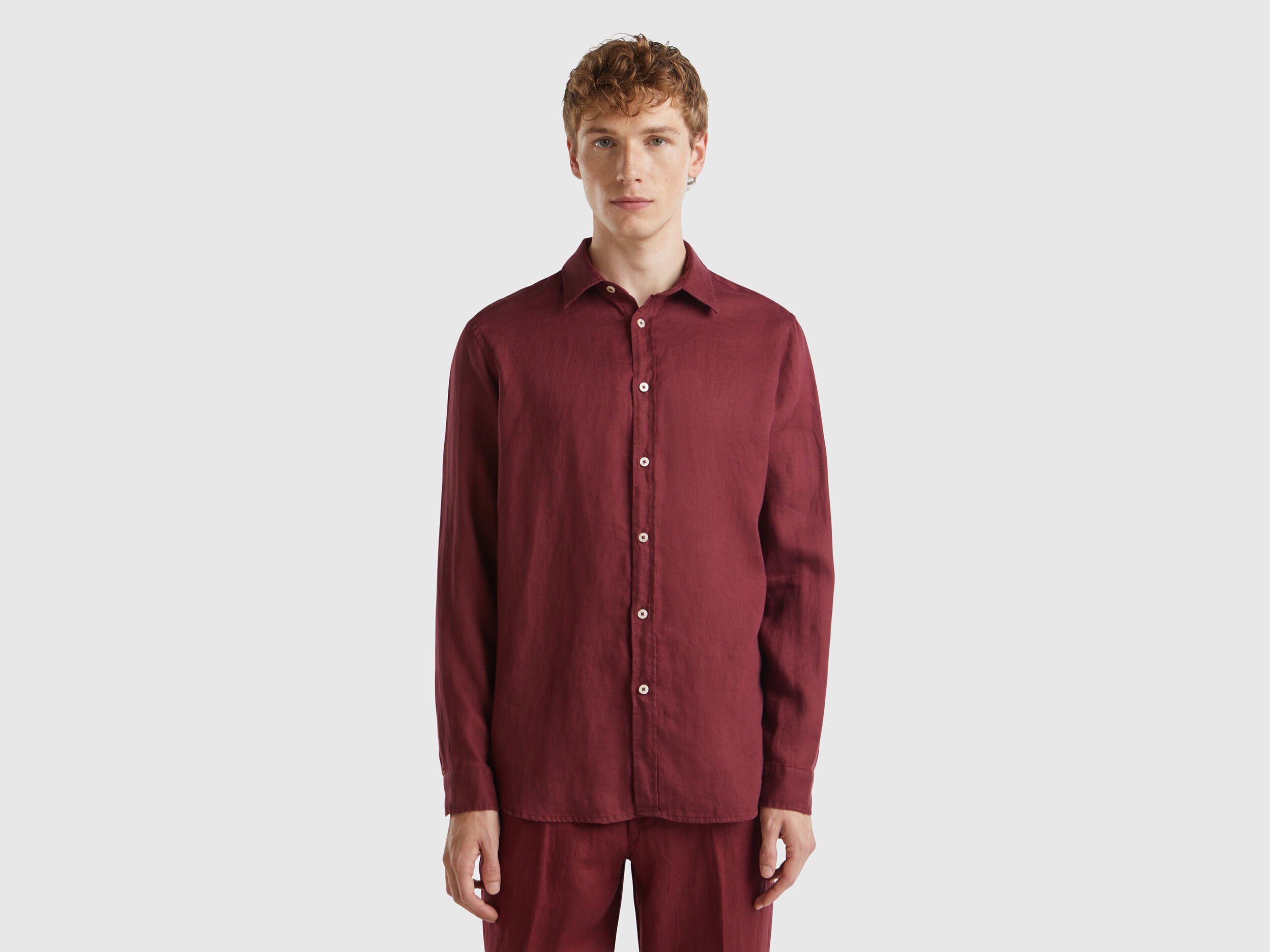 Puro Lino Ropa de Hombre 2024 Benetton