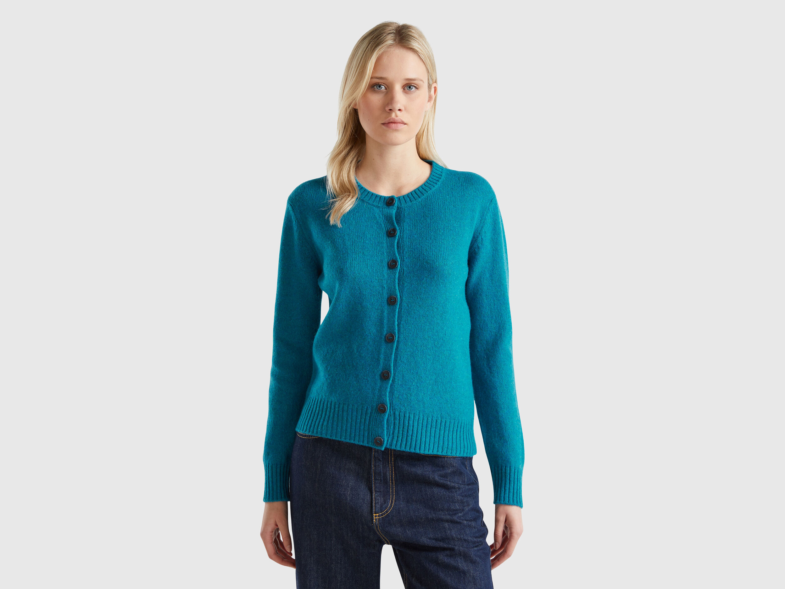 Shetland Wool Iconic Knitwear Women 2024 Benetton