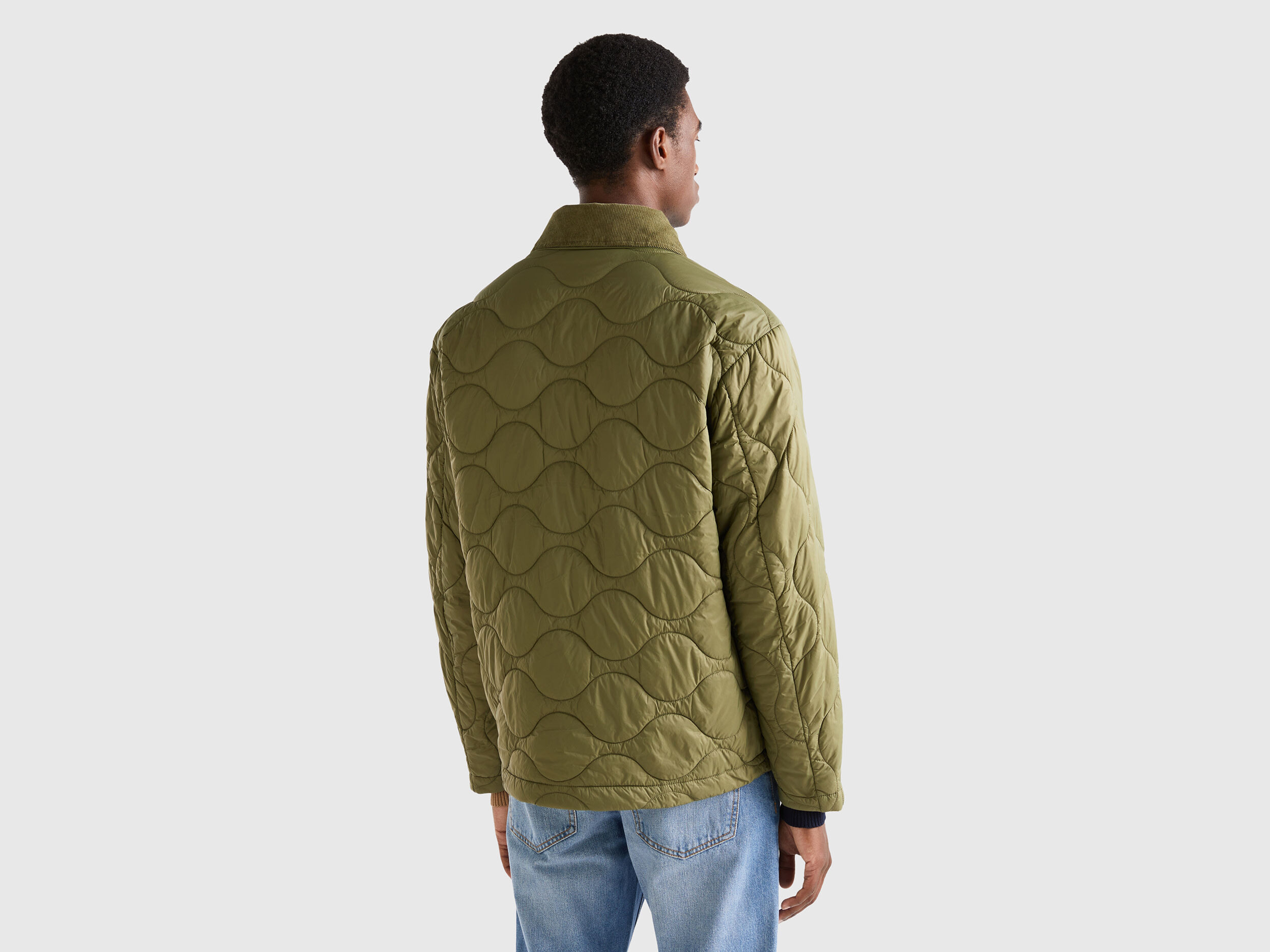 Benetton outlet quilted jacket