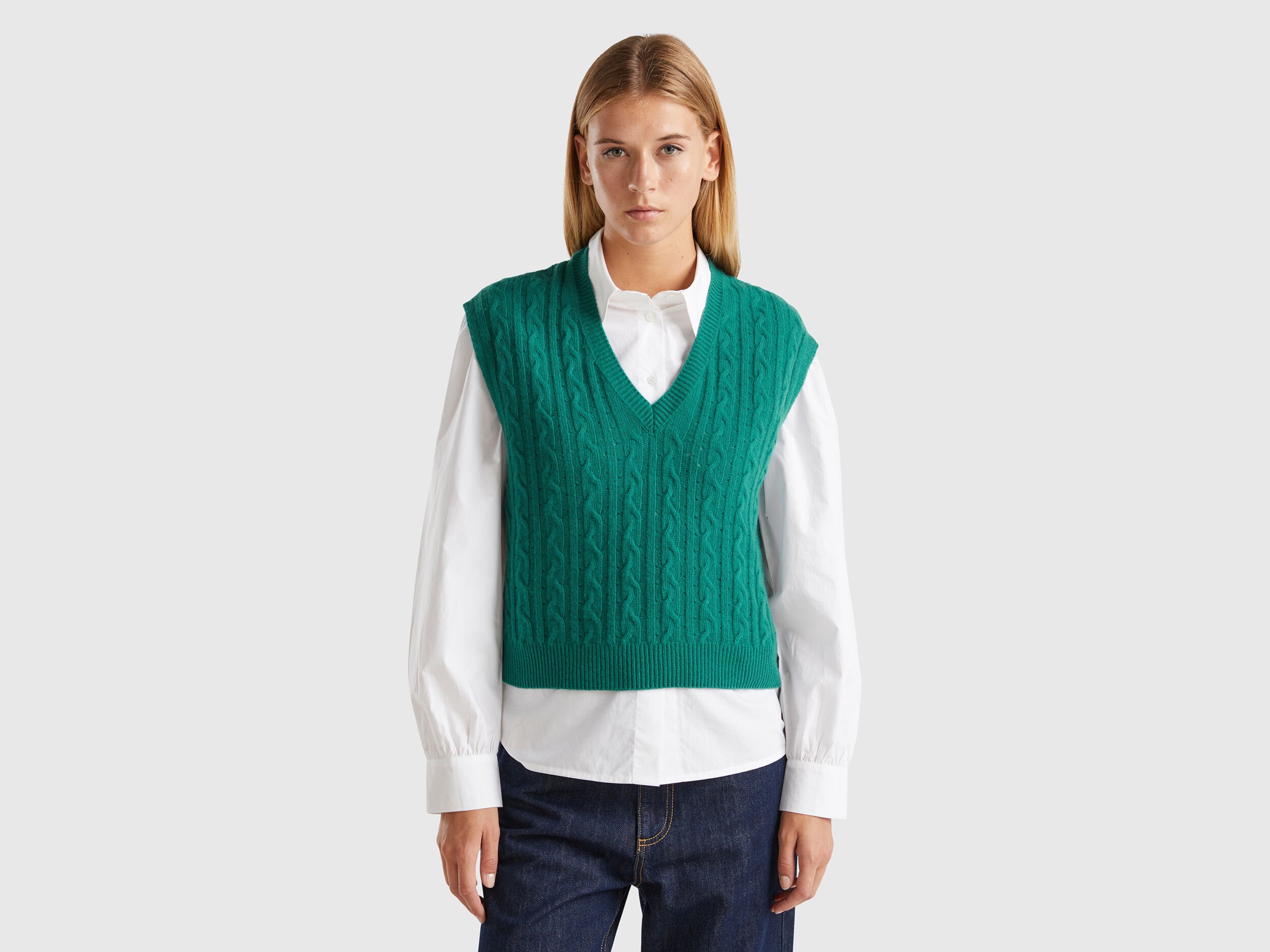 Womens long sweater vests cheap