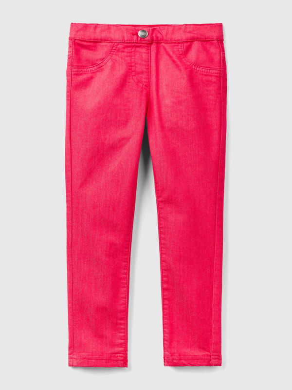 French cotton jeggings - Baby girl