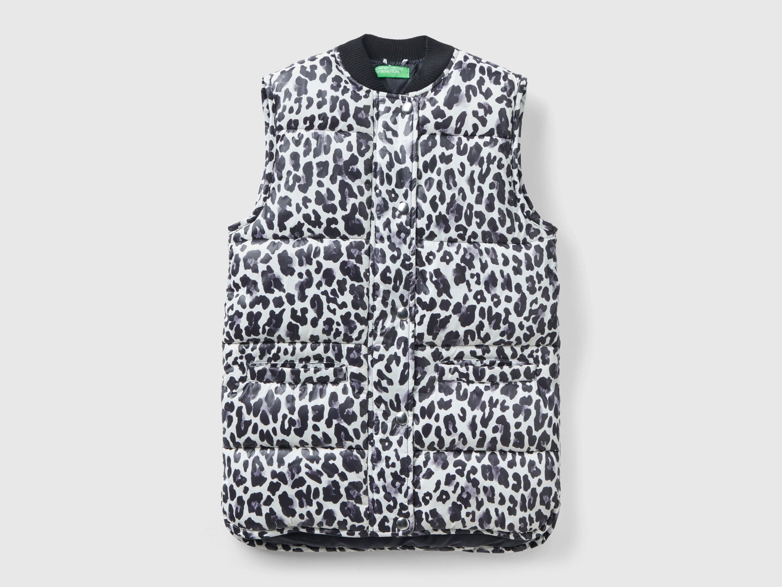 White leopard print jacket sales