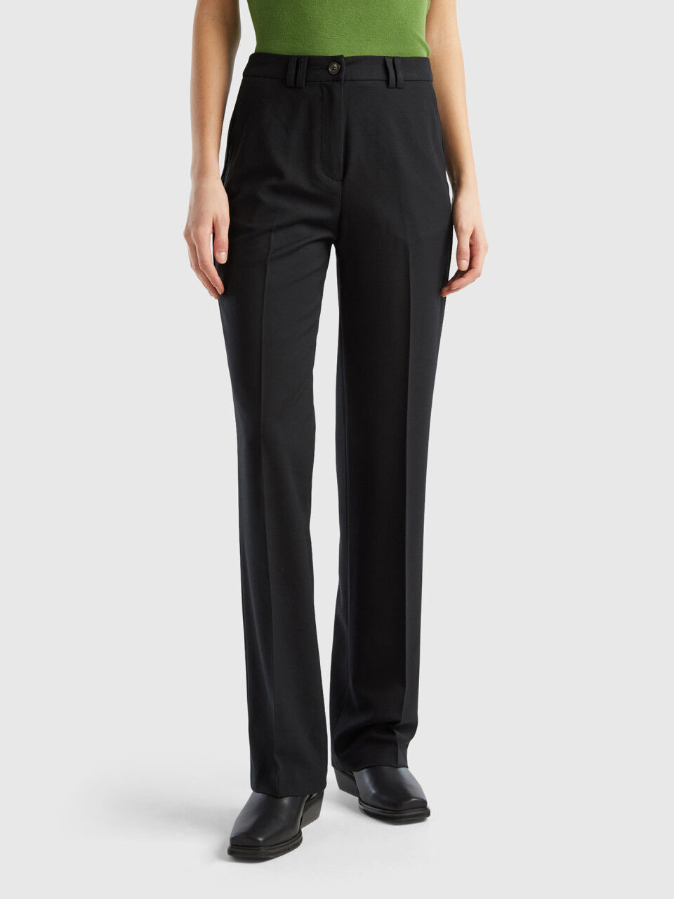 Kick It Grey High-Waisted Trouser Pants | Moda ropa de trabajo, Ropa de  moda, Combinar ropa mujer
