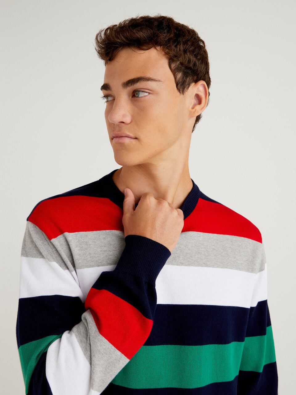 United Colors of Benetton Herren Sweater L/S Pullover 
