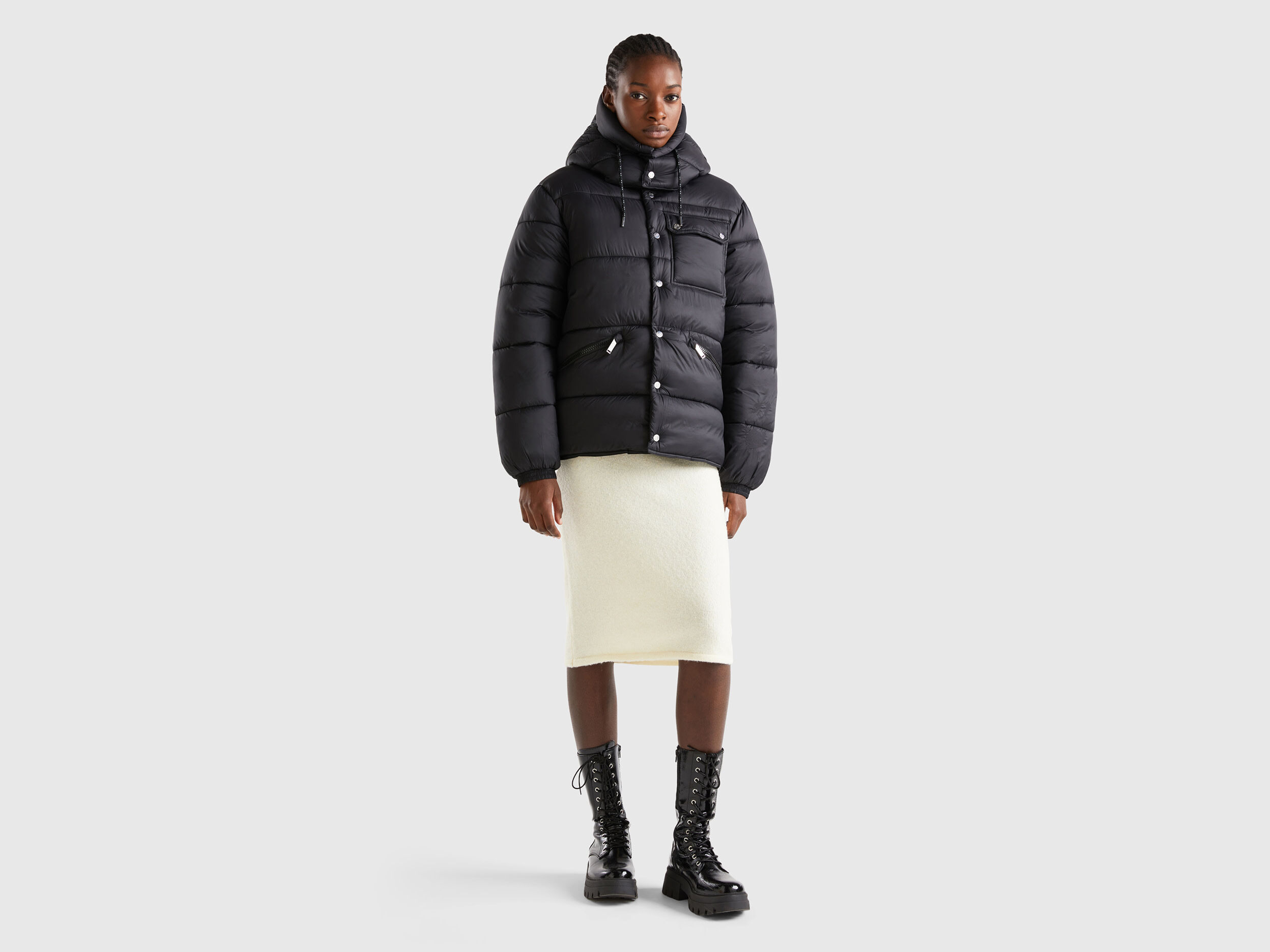 Benetton sales heavy jacket