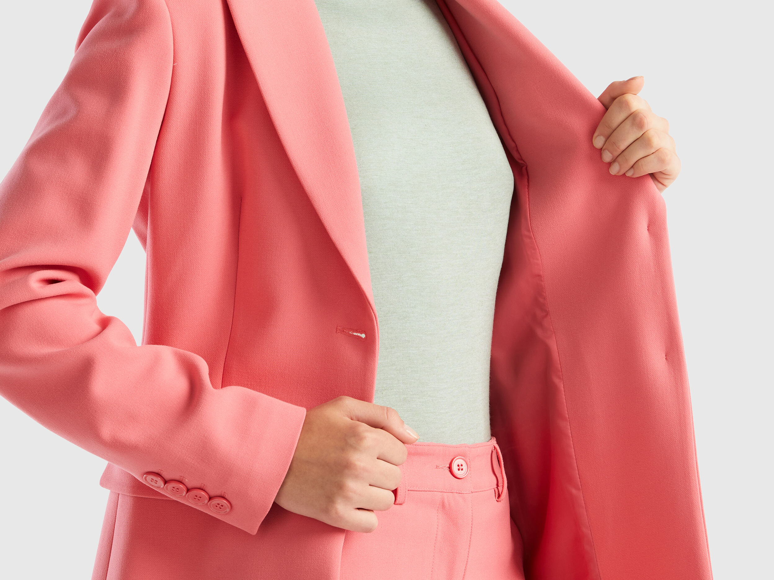 Womens fitted blazer jacket online