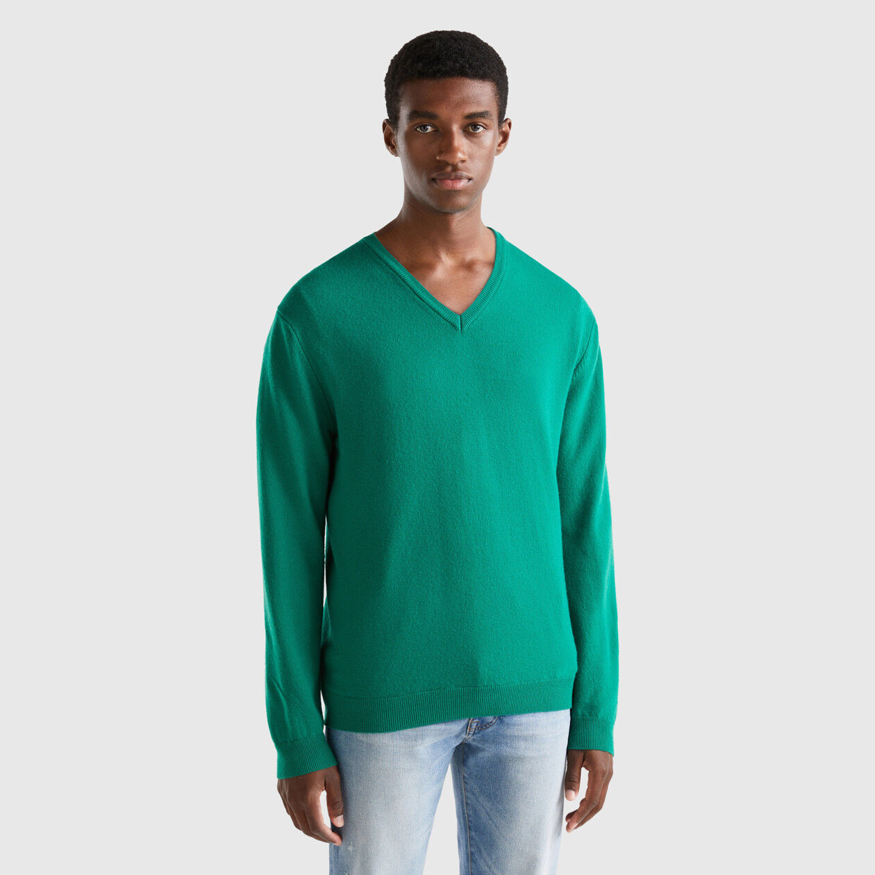 Benetton merino clearance wool sweater