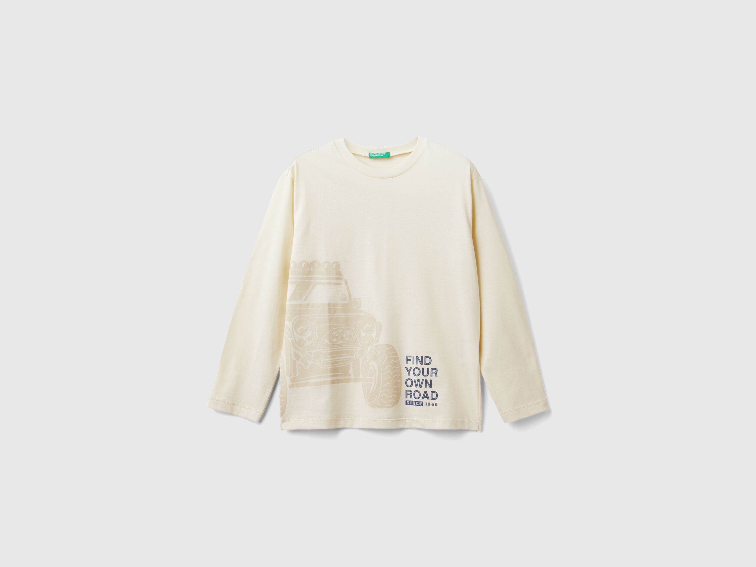 Junior Boys Long Sleeve T shirts Collection 2024 Benetton