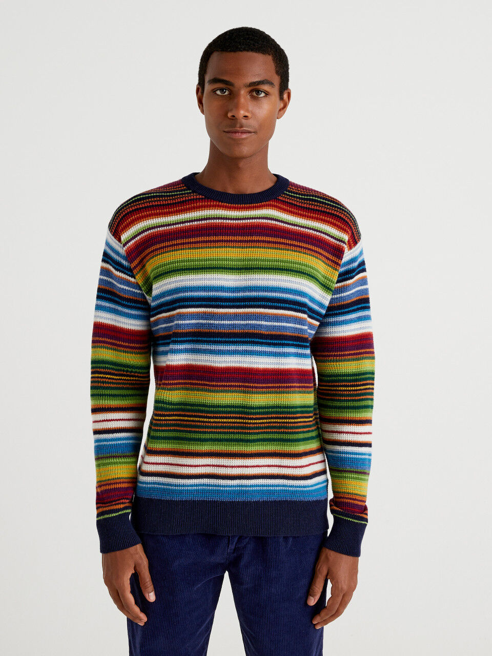 Men's Crew Neck Sweaters and Jumpers | Benetton