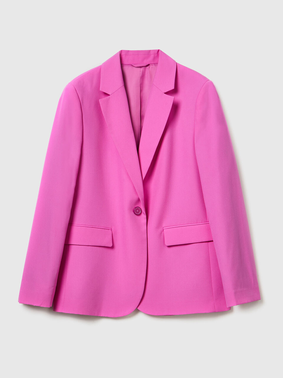 flowy blazer - Pink | Benetton
