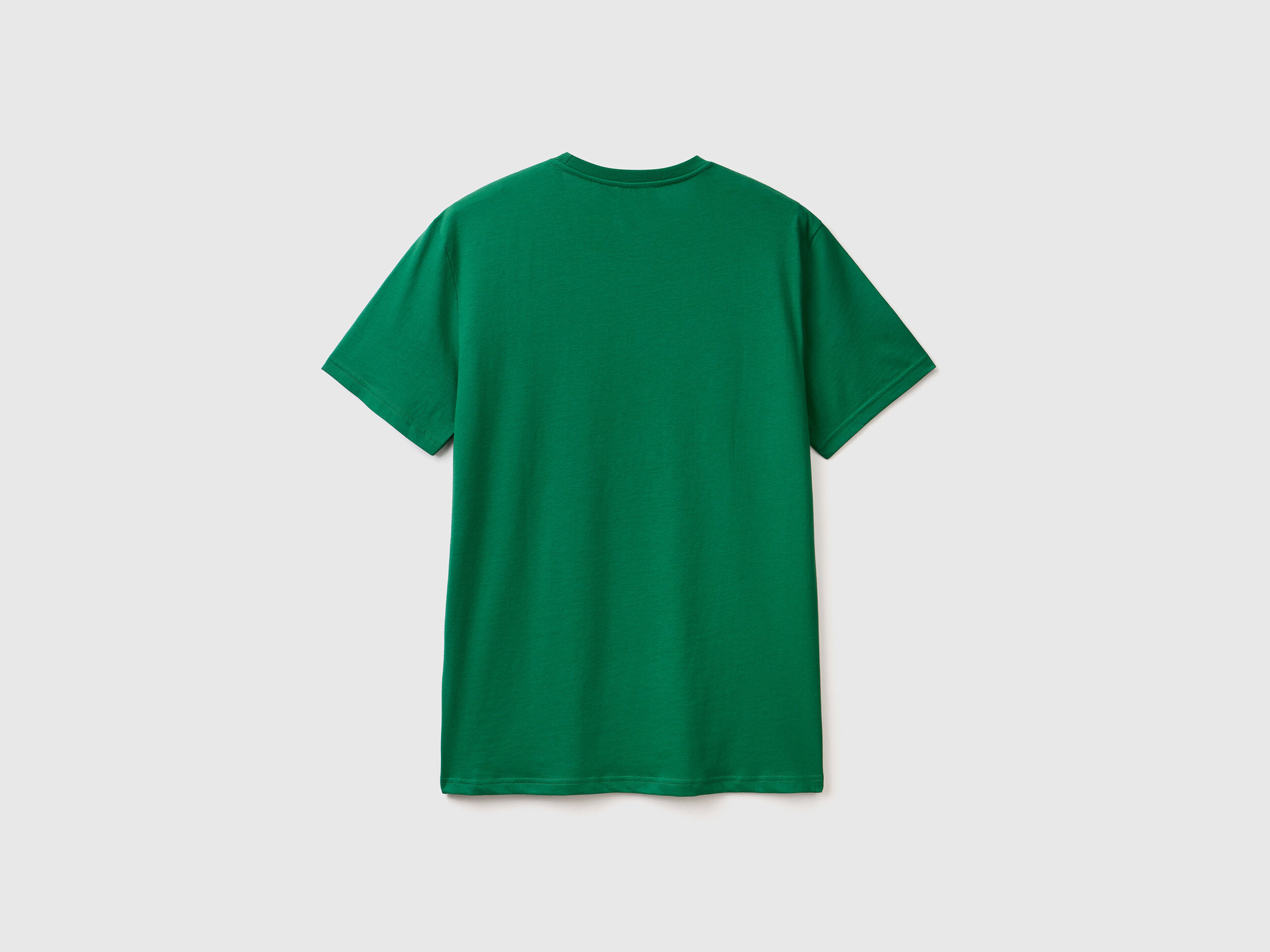 Benetton green t shirt cheap