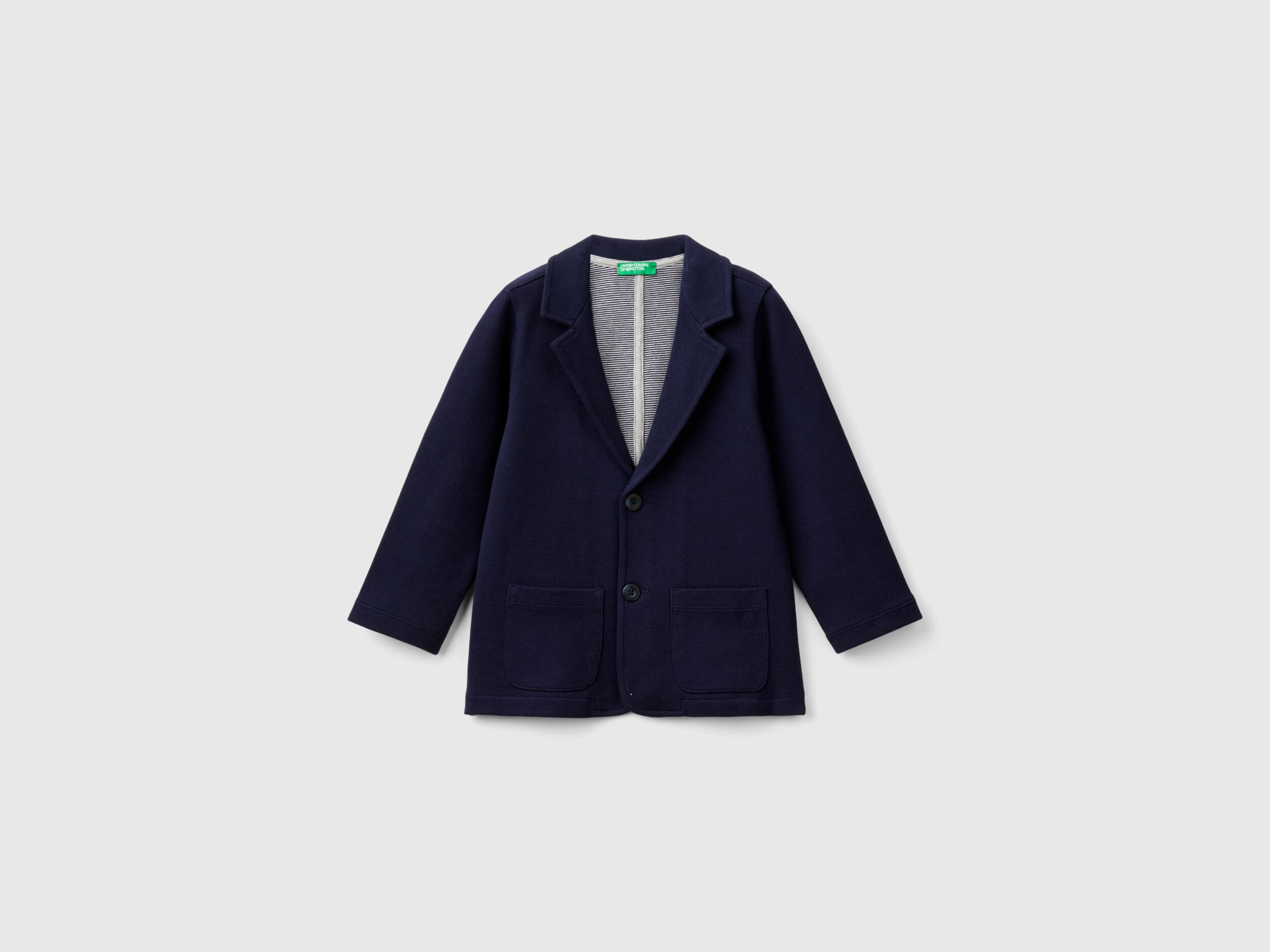 Sweat blazer with pockets