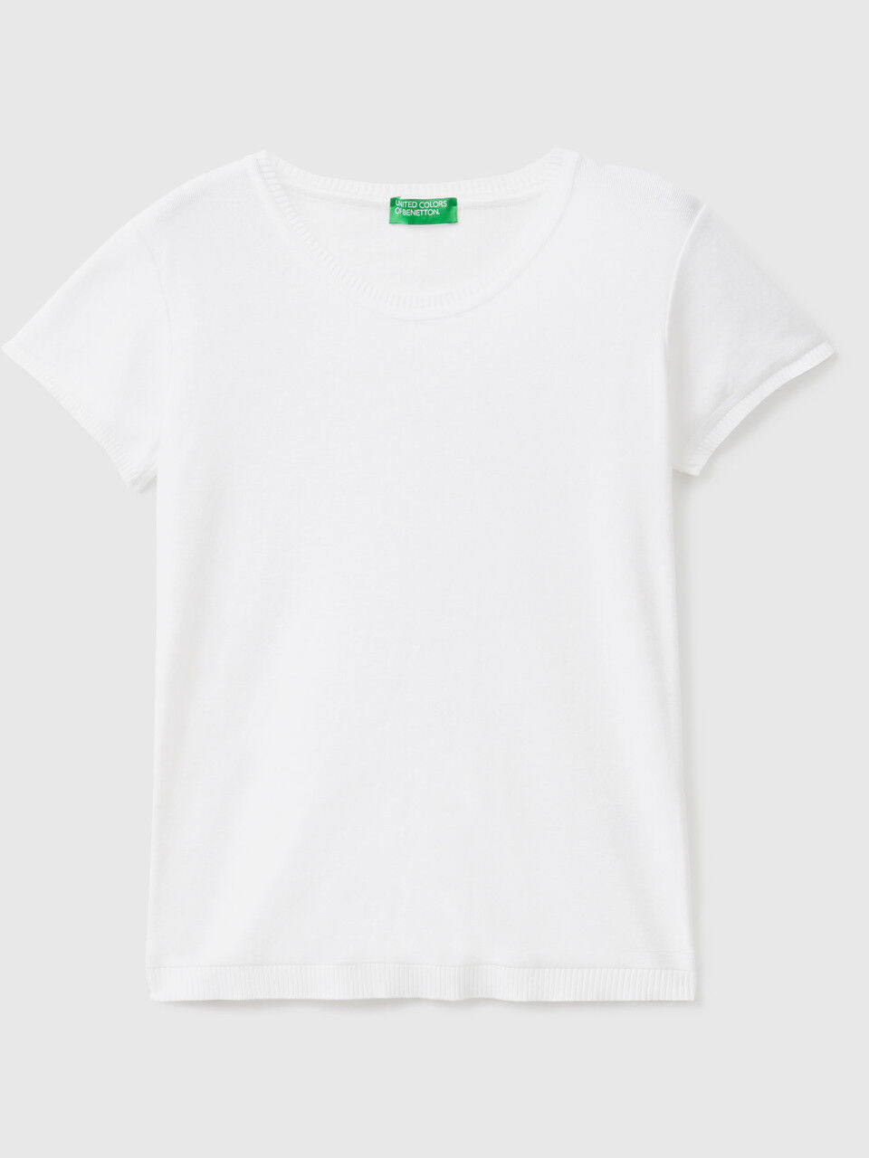 White short sleeve clearance sweater