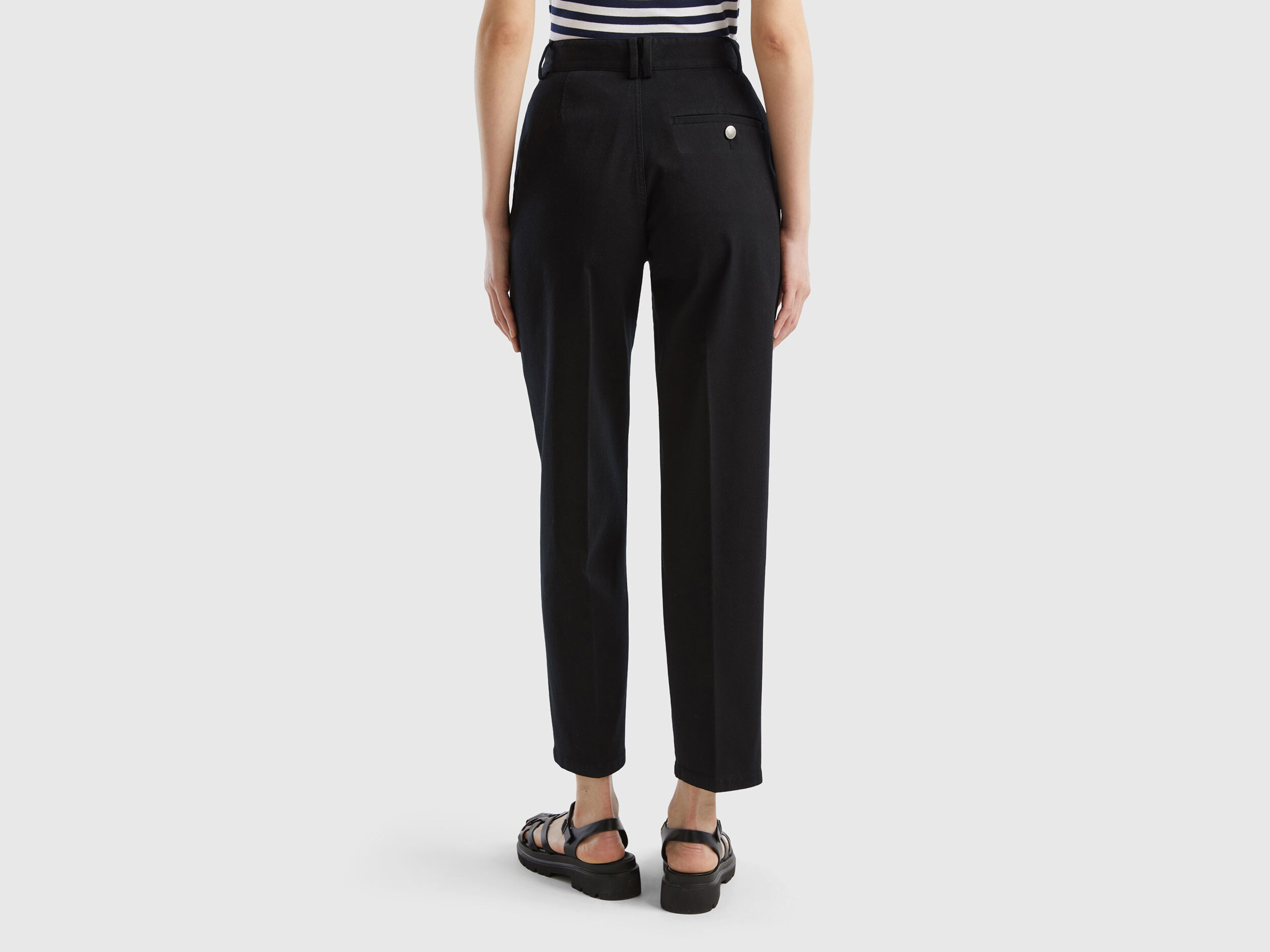 Women's Elastic Waist Pull-On Chino Pants | Lands' End