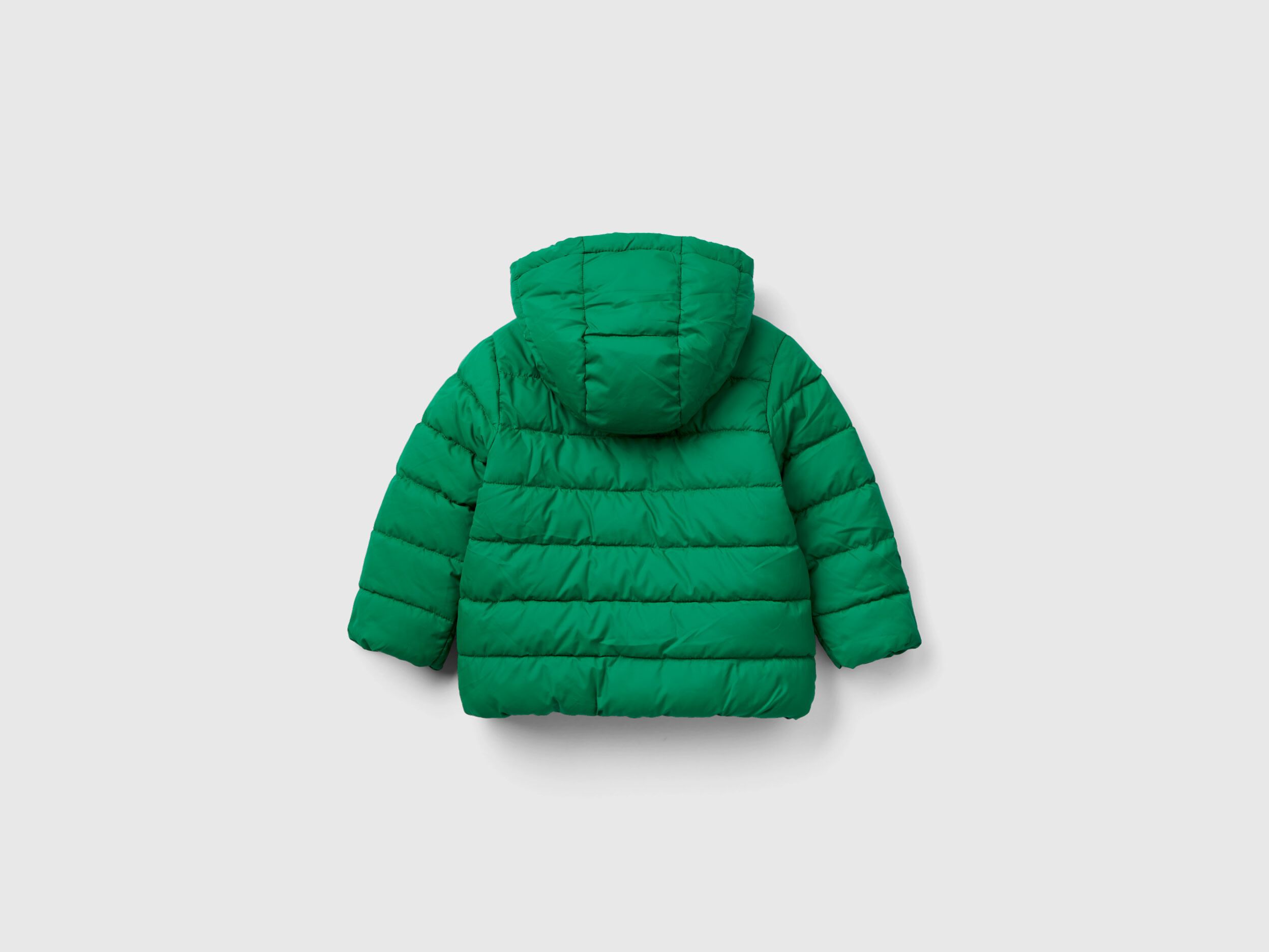 Green puffer jacket with hood deals