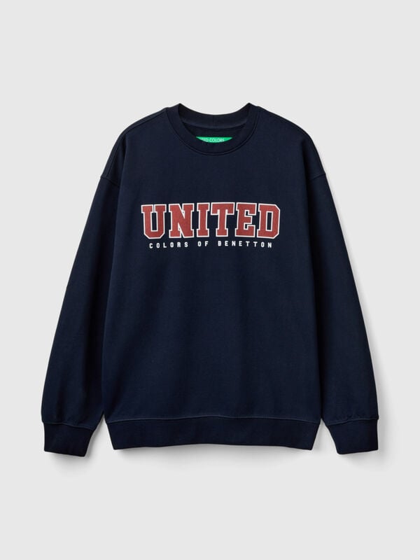 Crew neck sweatshirt with logo print Men