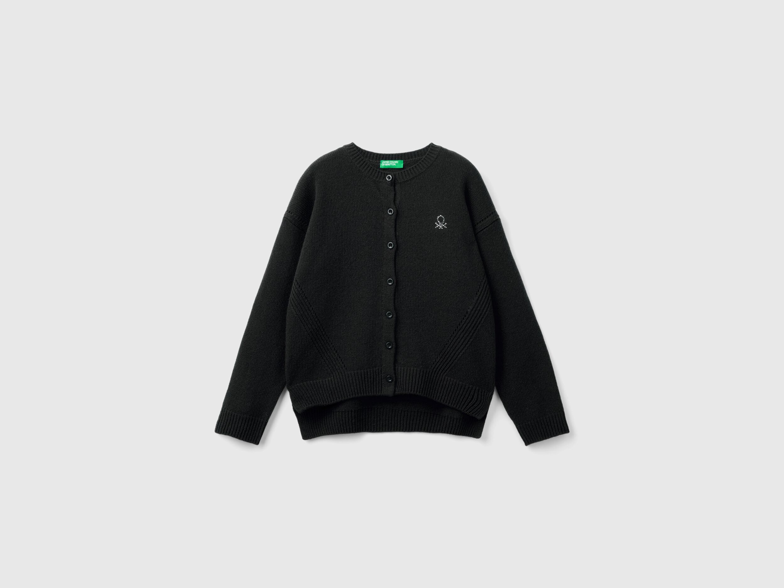 Junior black cardigan sweater store