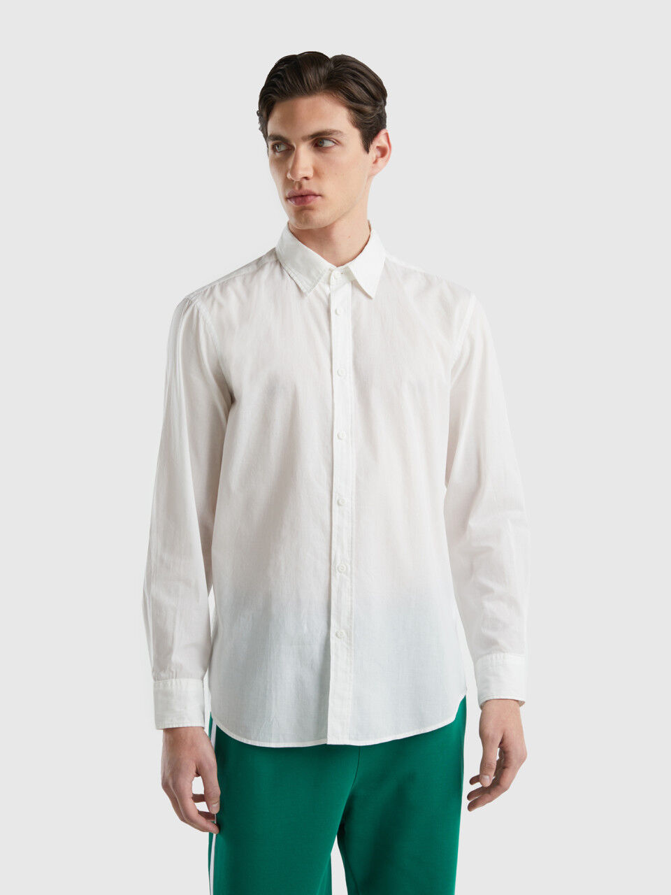 puerta Hierbas abortar Camisa Regular Fit Hombre Nueva Colección 2023 | Benetton
