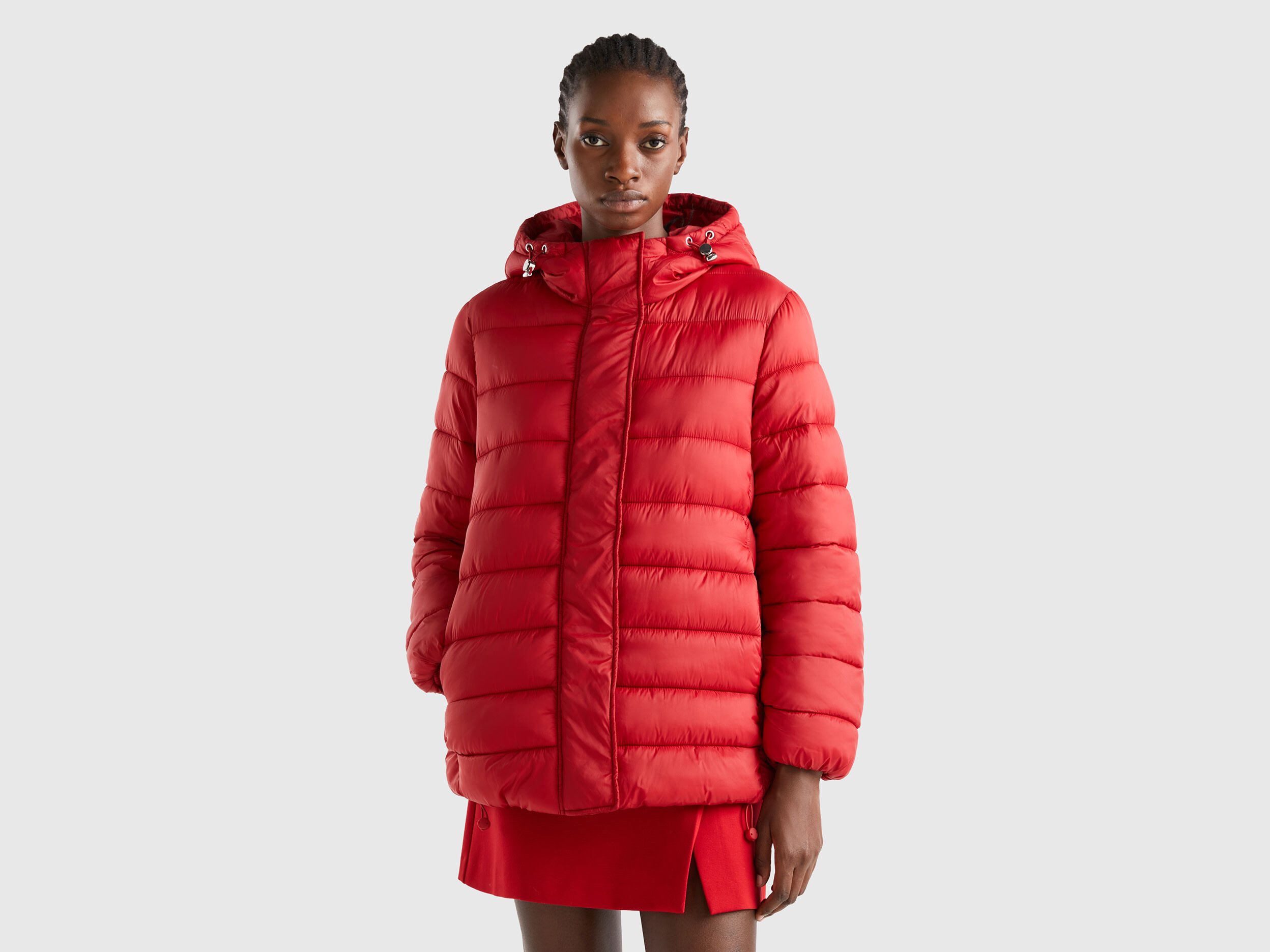 Benetton red jacket hot sale