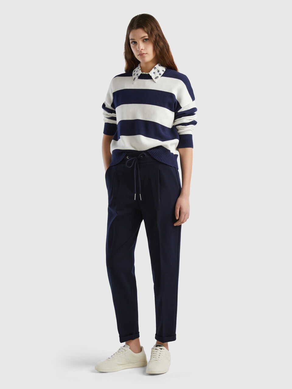 Women s Regular Fit Trousers New Collection 2024 Benetton