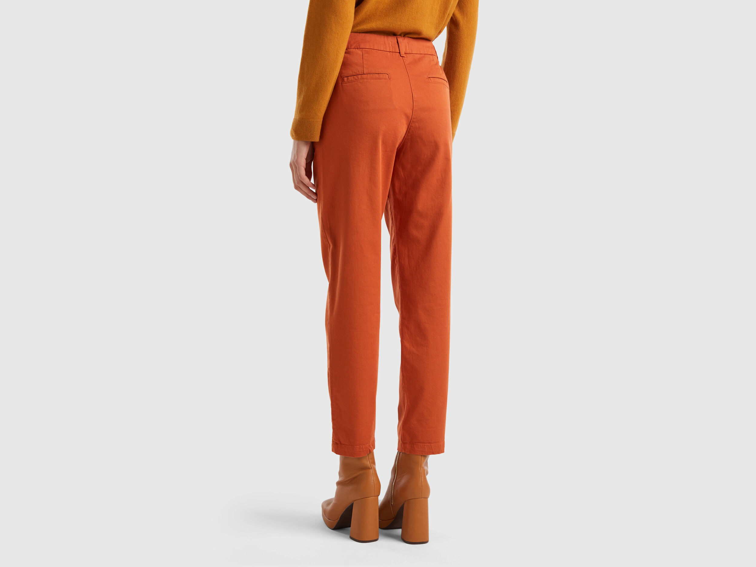 Buy Popwings Women Casual Orange Self Designed Formal Solid Trousers |  Latest Design Trousers | Stylish Trousers | Regular Wear Trousers Online at  Best Prices in India - JioMart.
