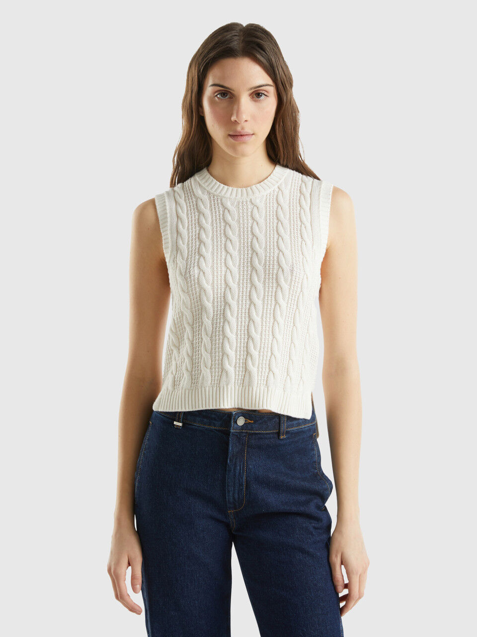 Wollen vest online dames benetton