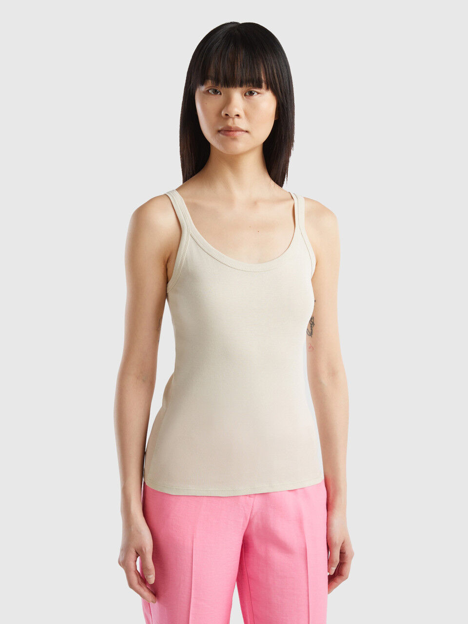 Camiseta interior mujer 100 algodon deals